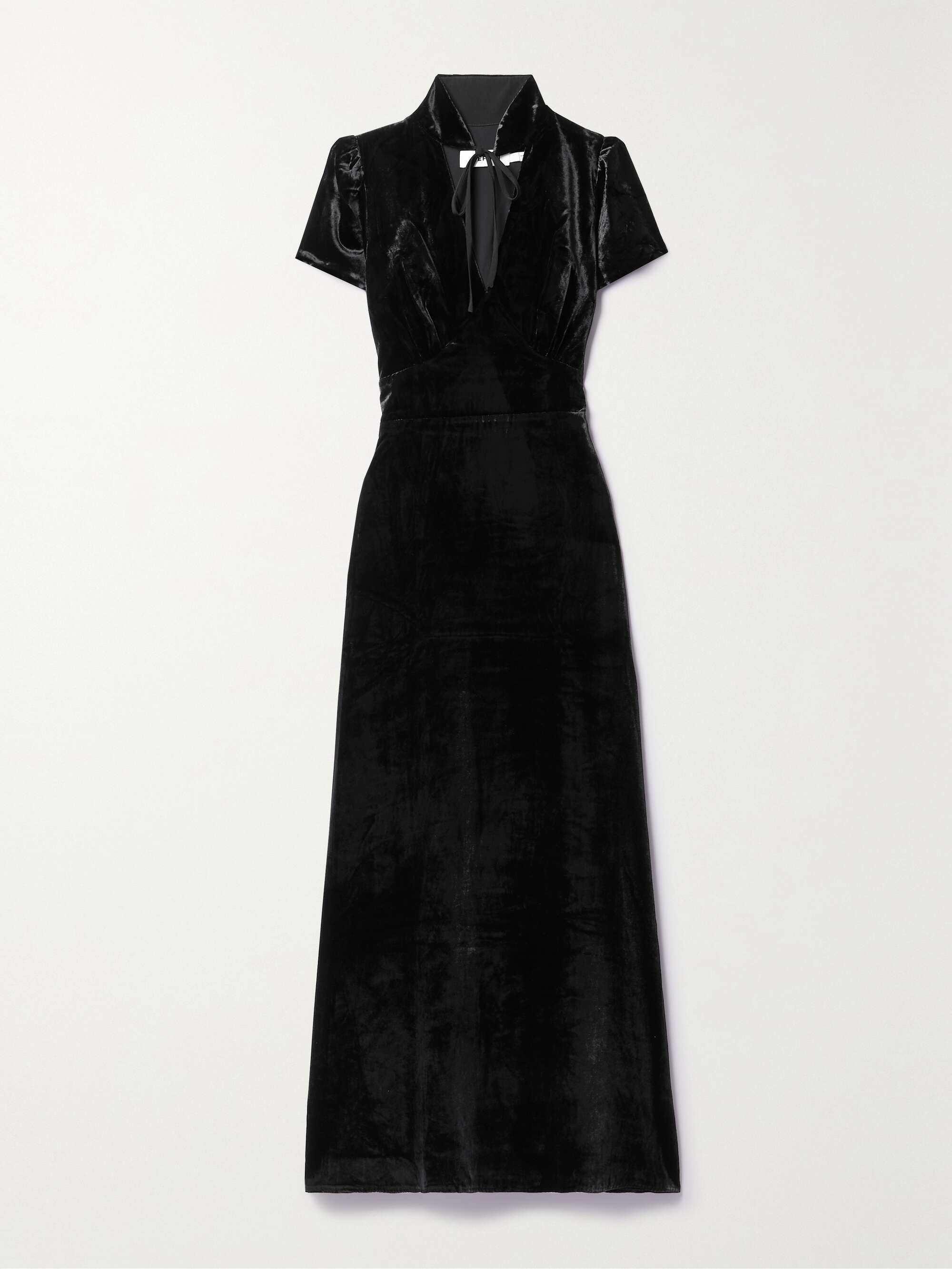 CEFINN Jacquetta cutout velvet midi dress | NET-A-PORTER