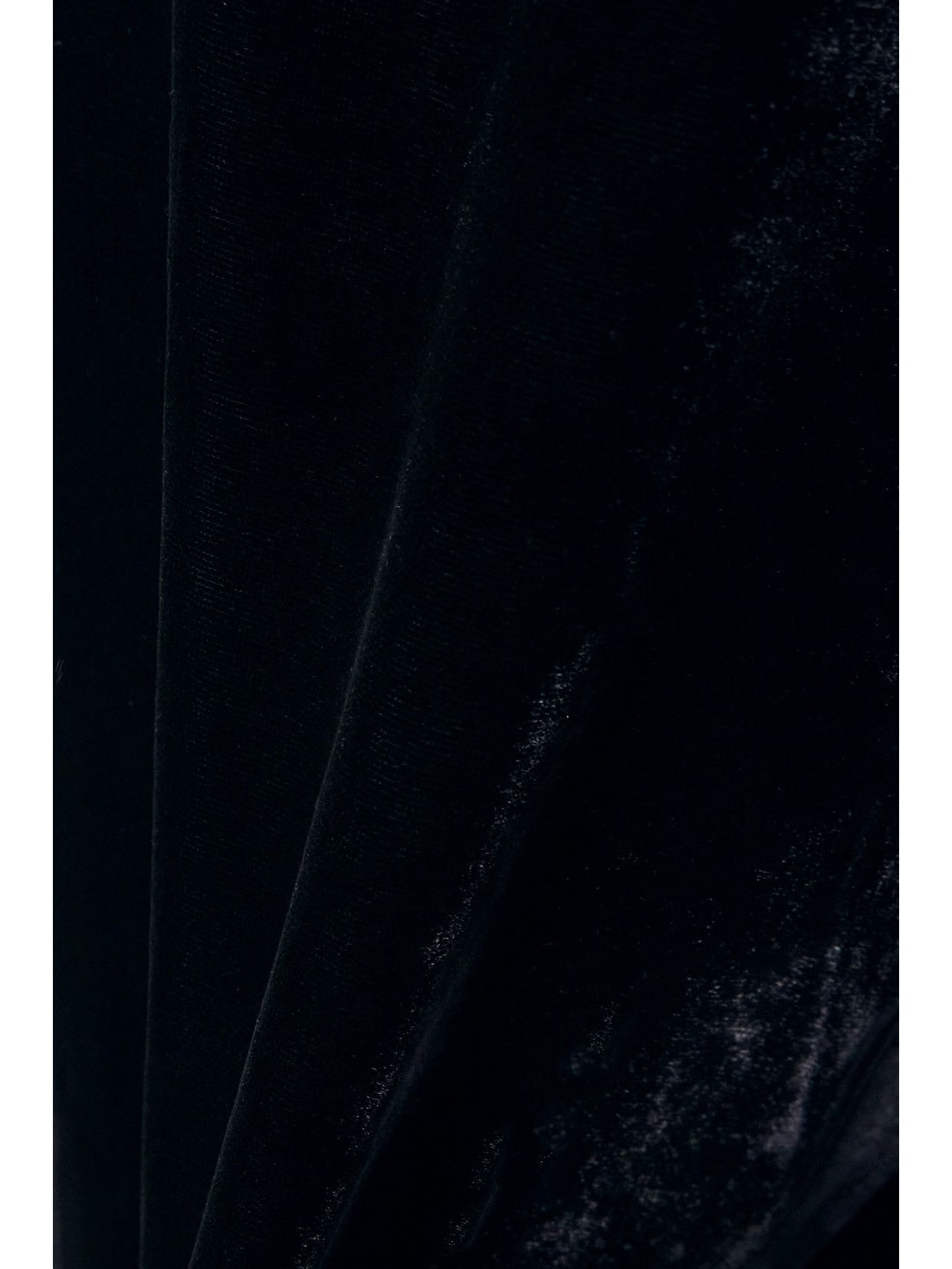 Cefinn Toni Pleated Velvet Straight-leg Pants In Black