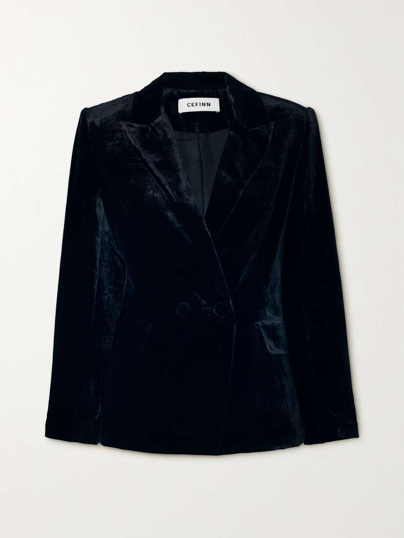Cefinn Ronson Velvet Blazer