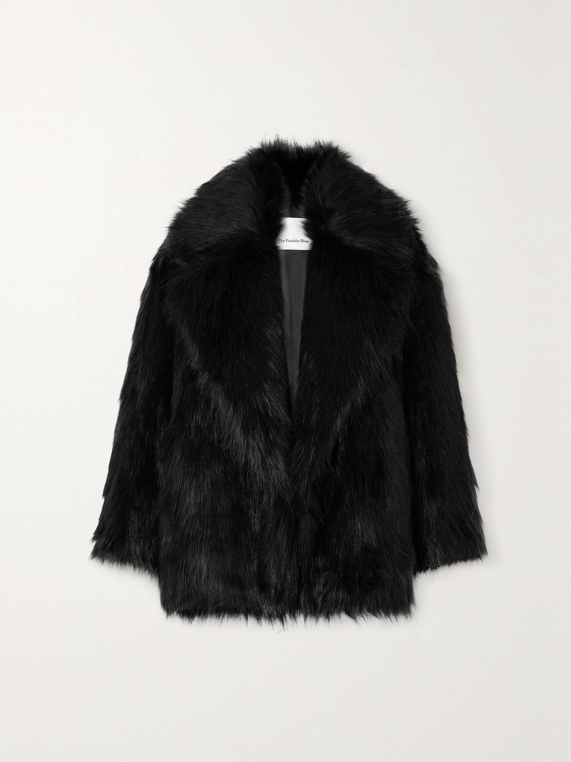 THE FRANKIE SHOP Fallon oversized faux fur coat | NET-A-PORTER