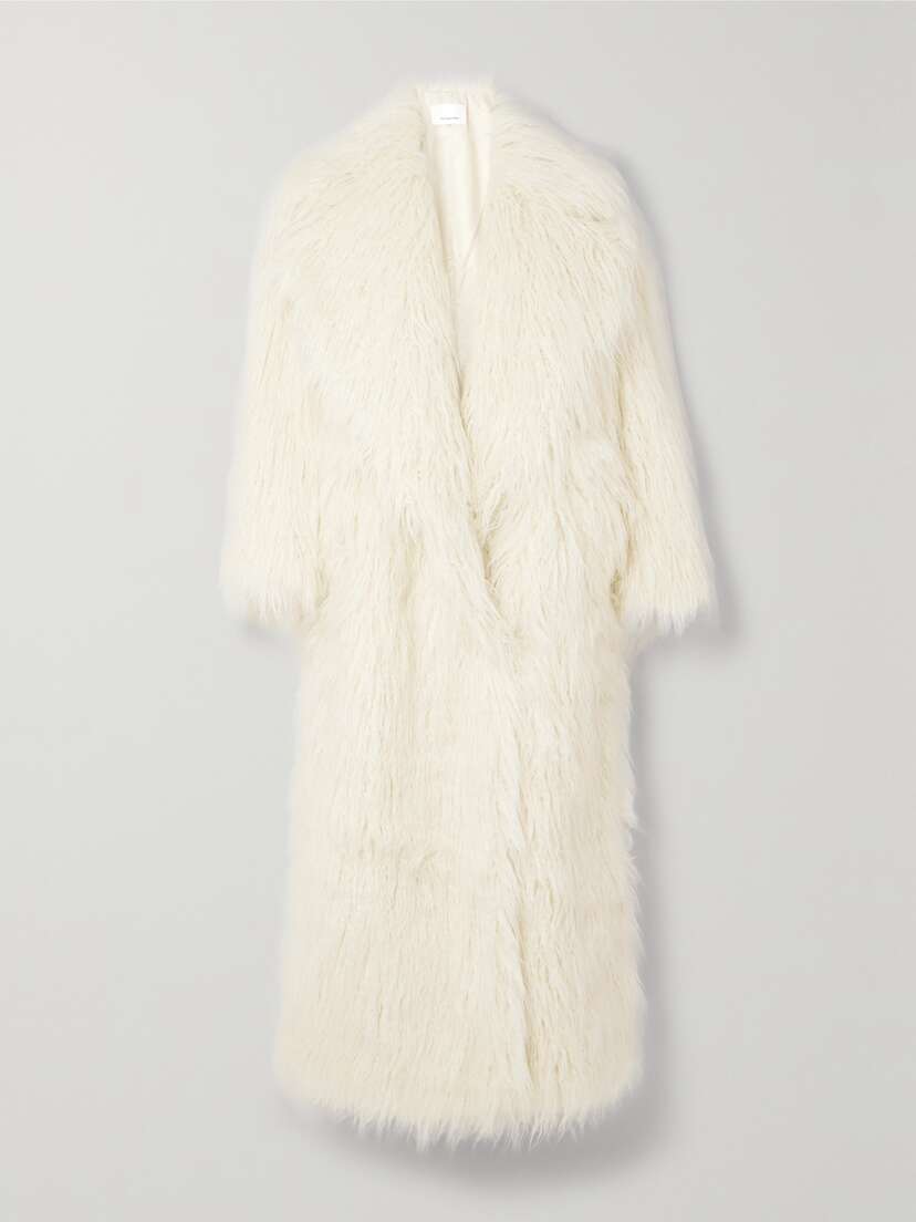 The Frankie Shop Nicole Faux Fur Coat