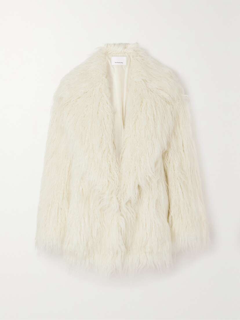 The Frankie Shop Liza Faux Fur Jacket