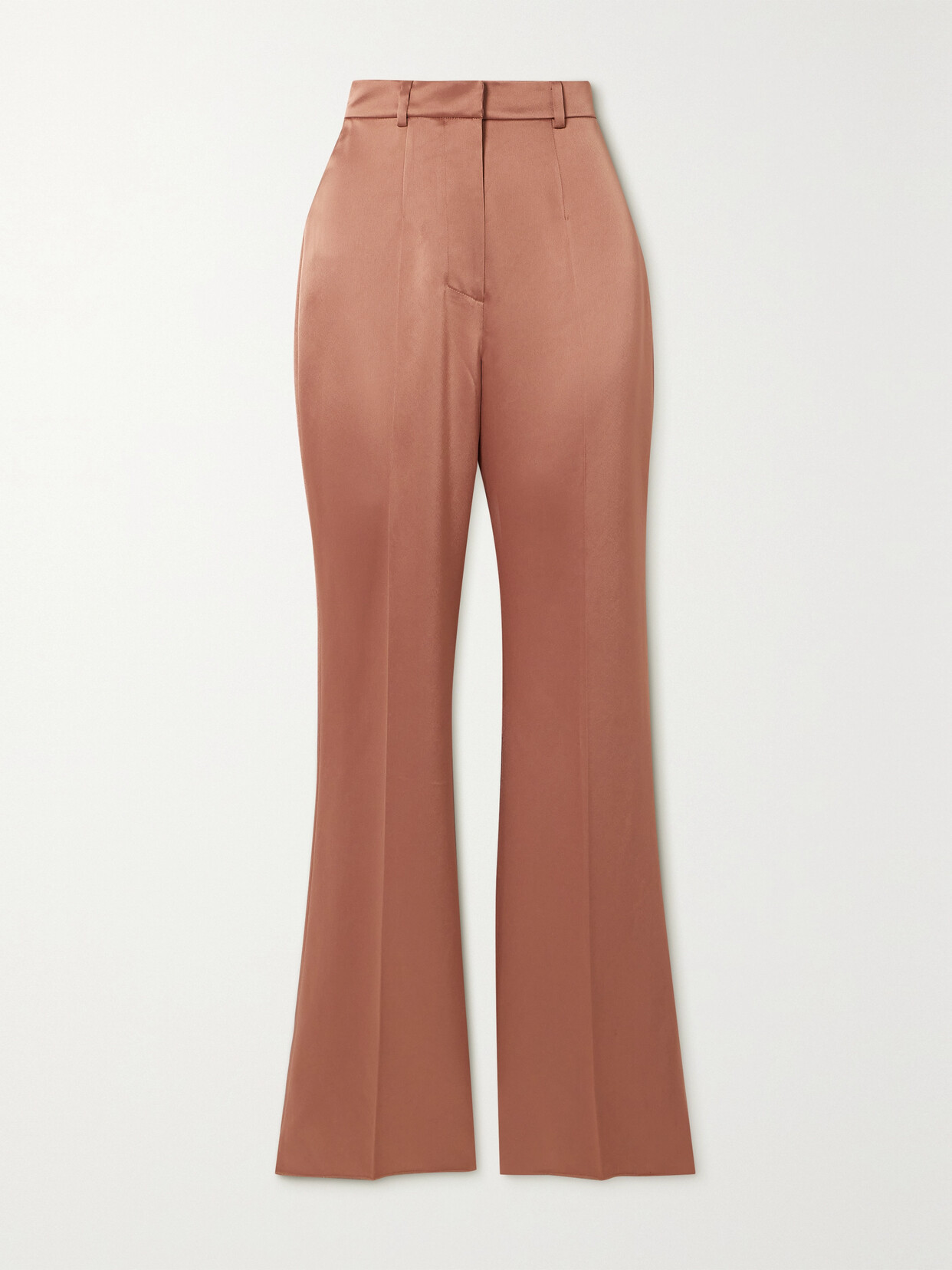 NANUSHKA LEENA SATIN STRAIGHT-LEG PANTS