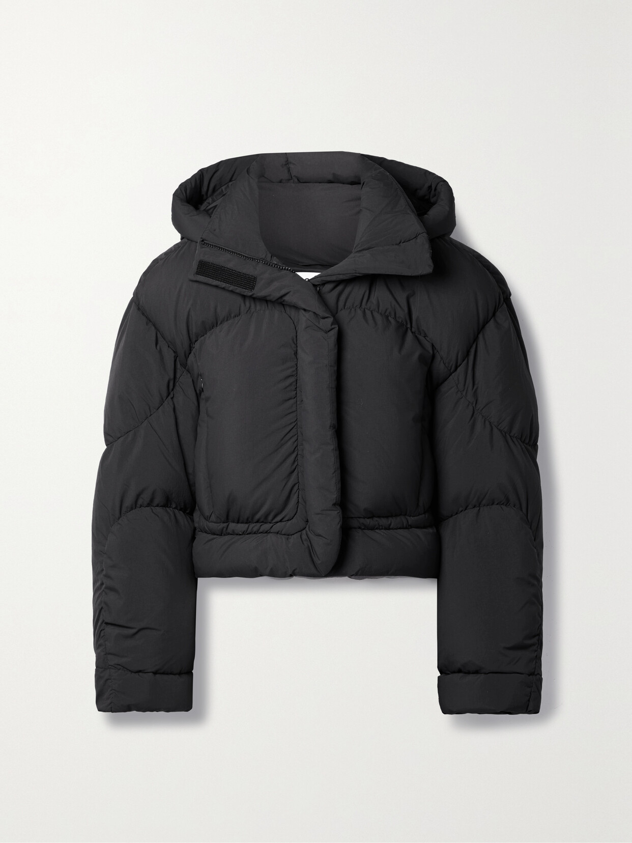 Acne Studios - Cropped Hooded Padded Quilted Shell Down Jacket - Black