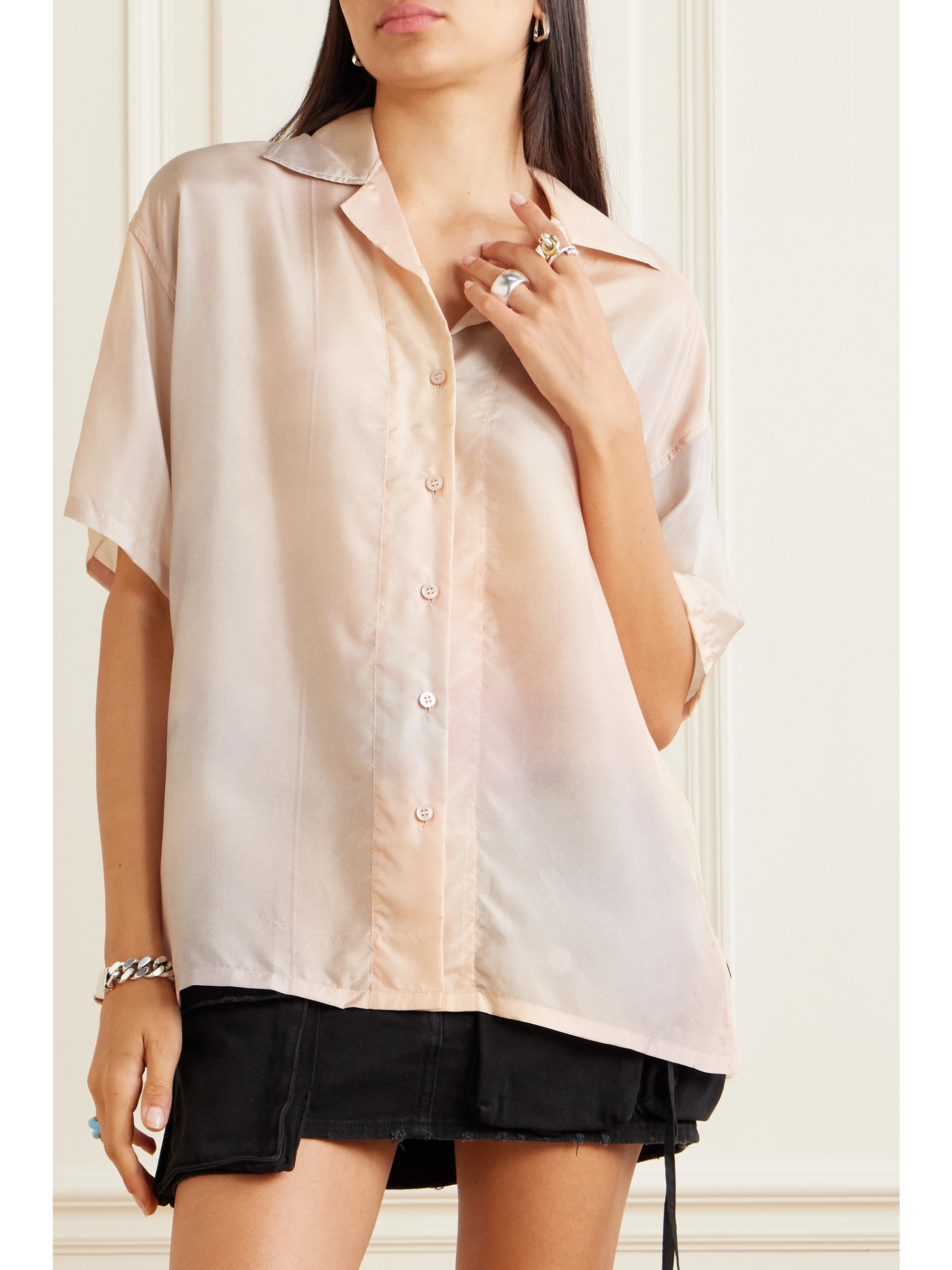 Acne Studios Silk-habotai shirt