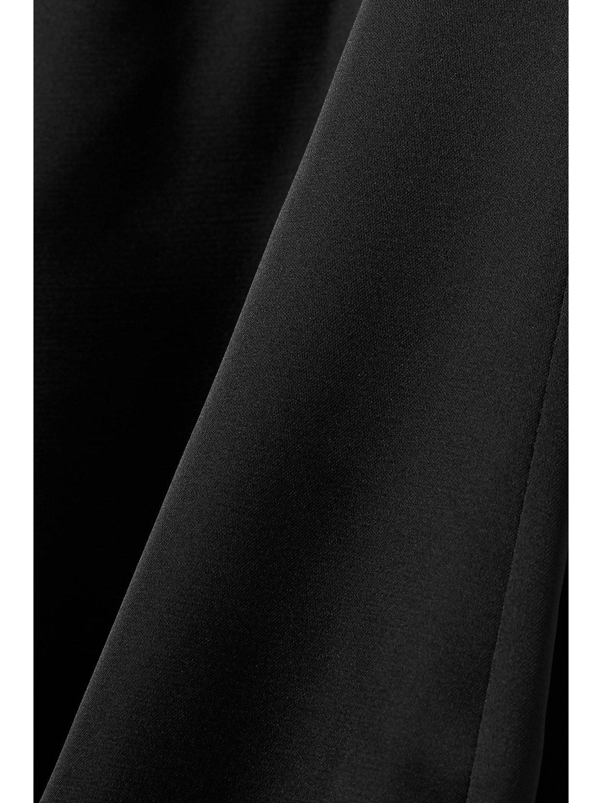 Acne Studios Flared Satin Pants In Black