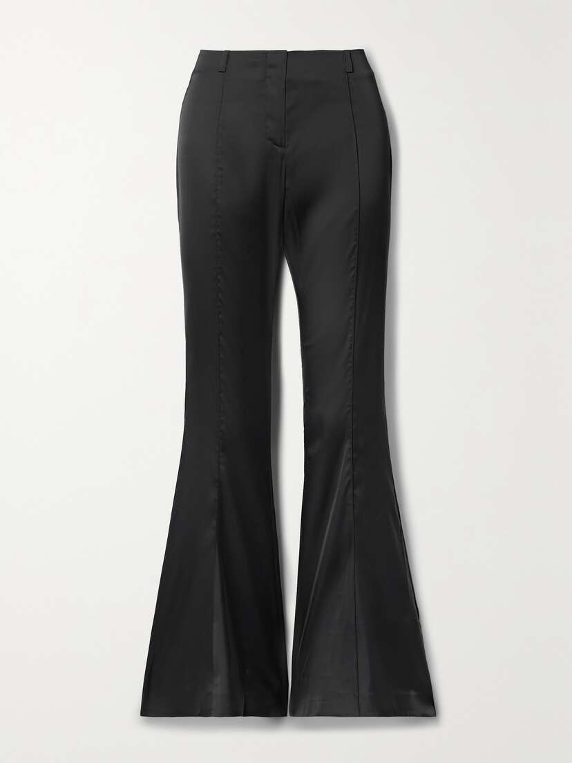Acne Studios Flared Satin Pants