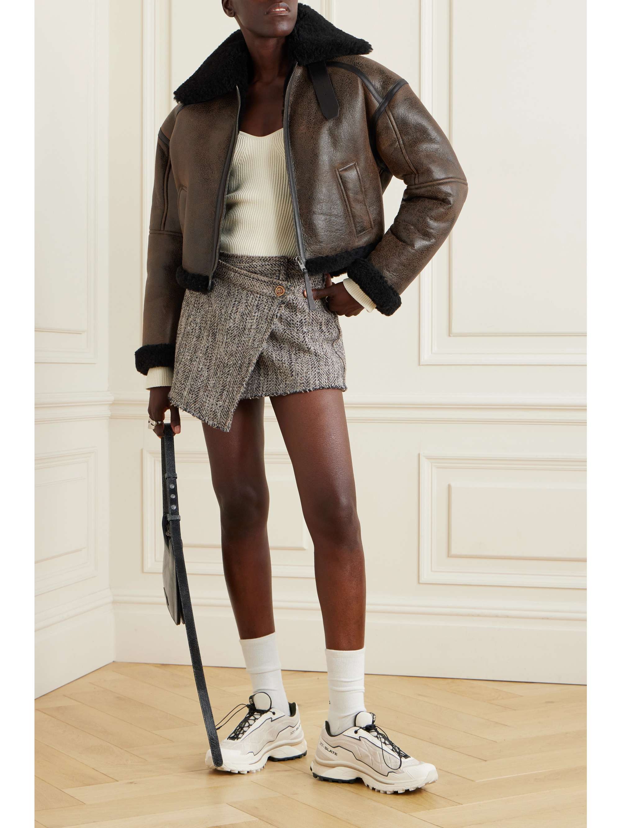 ACNE STUDIOS Shearling jacket | NET-A-PORTER