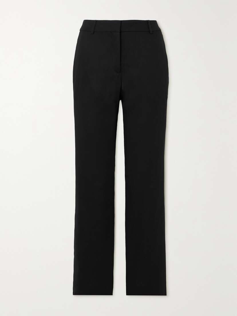 Acne Studios Zip-detailed Wool-blend Flared Pants