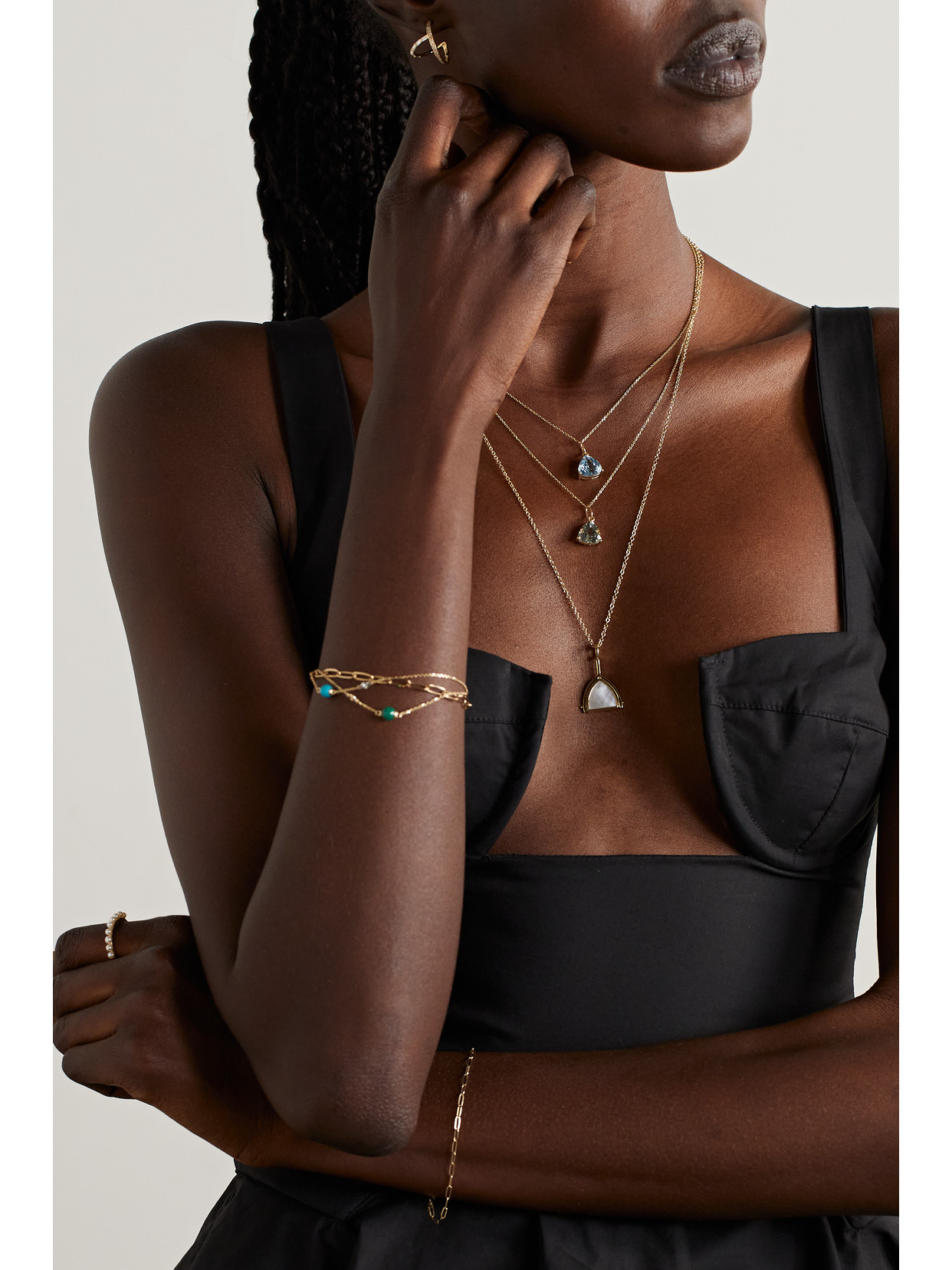 Mateo 14-karat Gold Amethyst Necklace In Gold