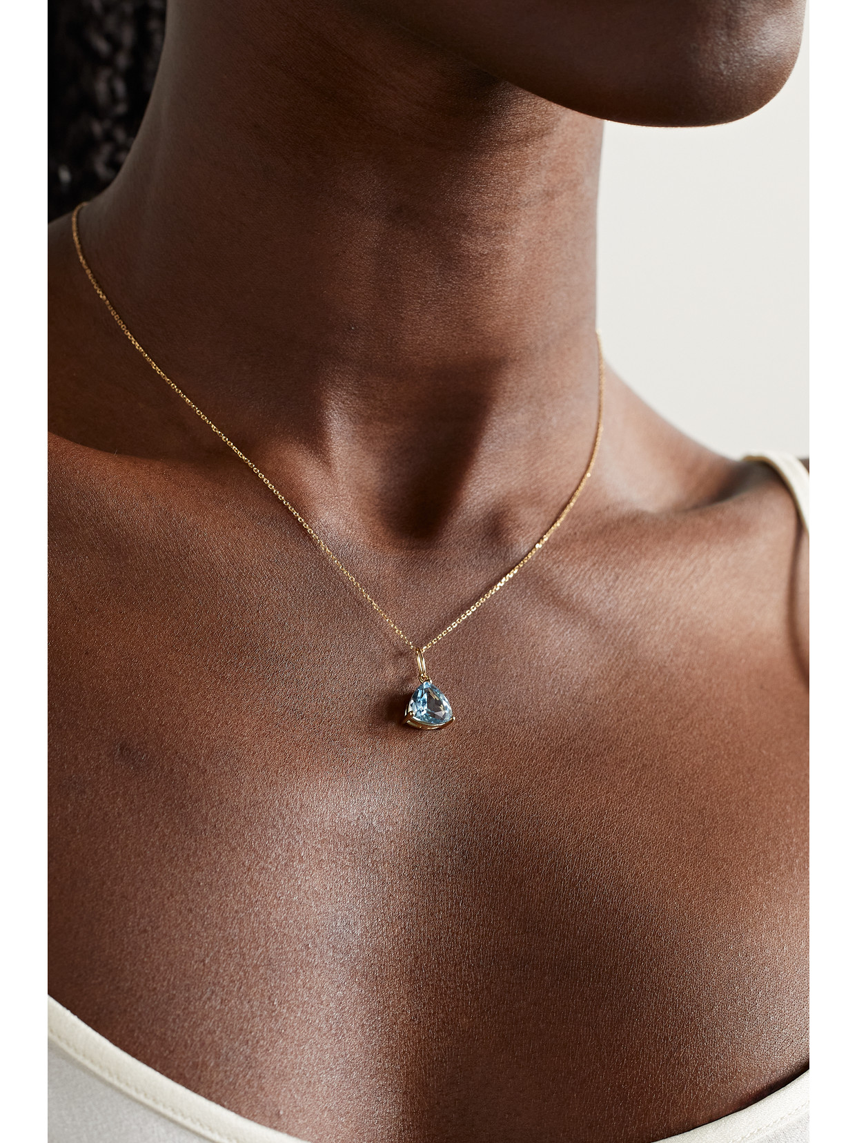 Mateo 14-karat Gold Topaz Necklace In Gold
