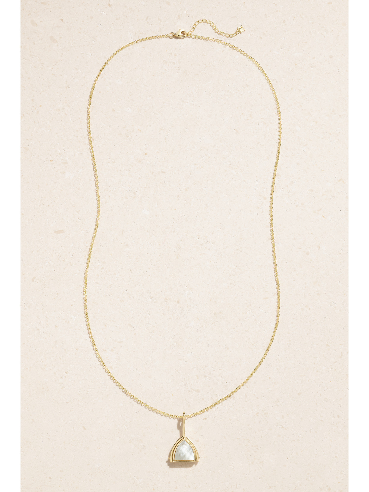 Shop Mateo Flip 14-karat Gold, Pearl And Diamond Necklace