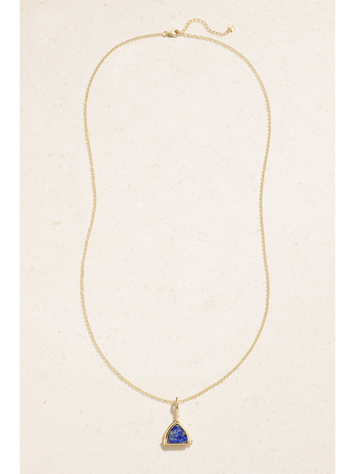 MATEO FLIP 14-KARAT GOLD, LAPIS LAZULI AND DIAMOND NECKLACE