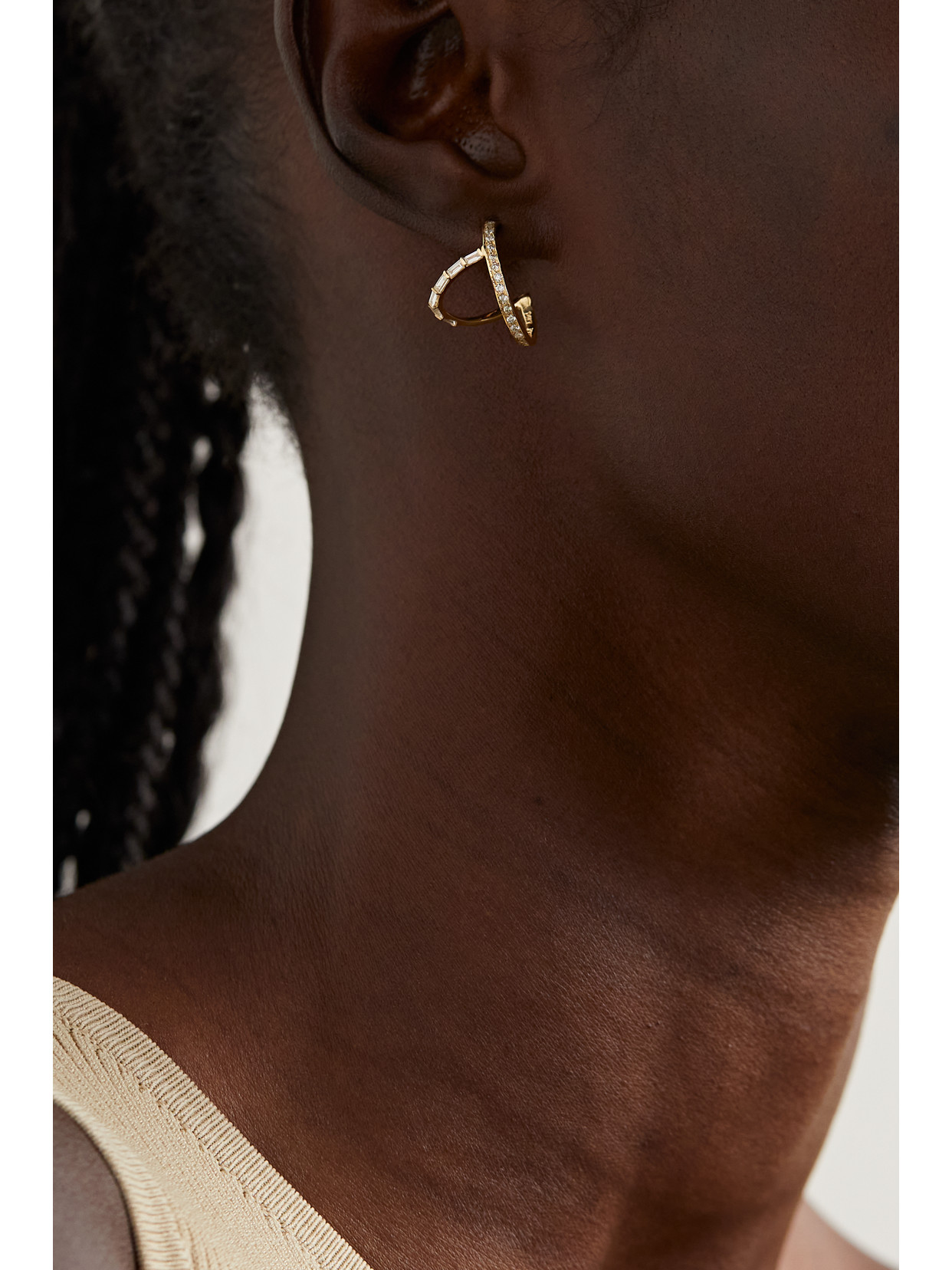 Mateo 14-karat Gold Diamond Earrings In Gold