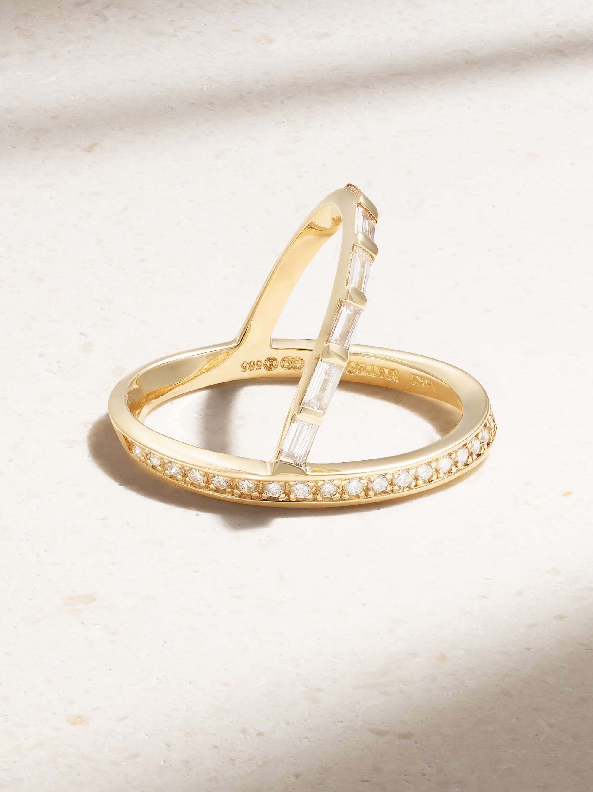 MATEO 14-karat gold diamond ring | NET-A-PORTER