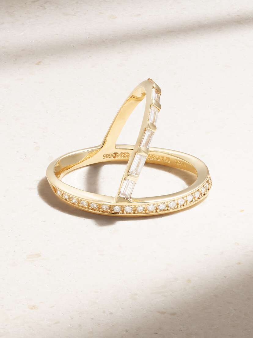 Mateo 14-karat Gold Diamond Ring
