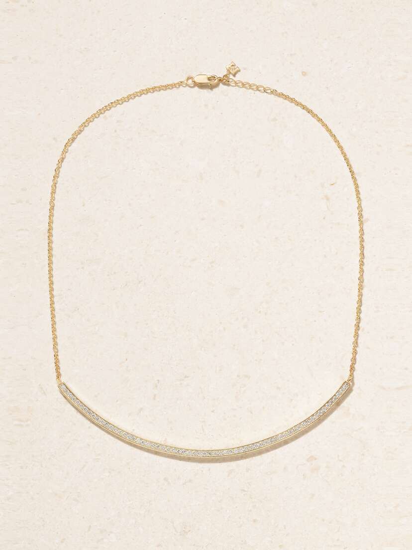 Mateo 14-karat  Diamond Necklace