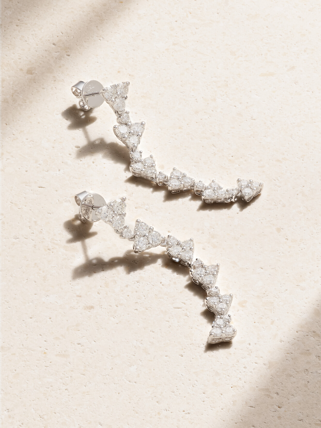 Anita Ko 18-karat White Gold Diamond Earrings