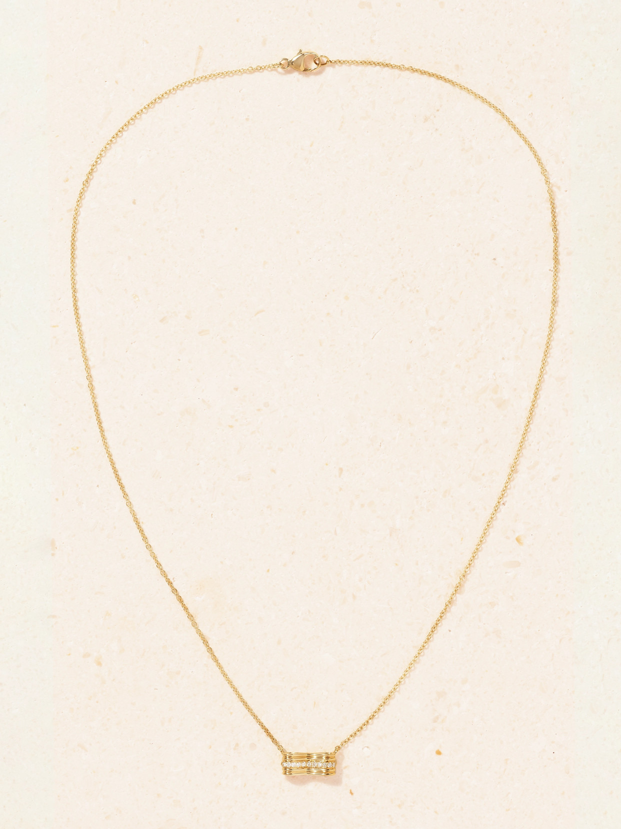 Shop Almasika Berceau 18-karat Gold Diamond Necklace