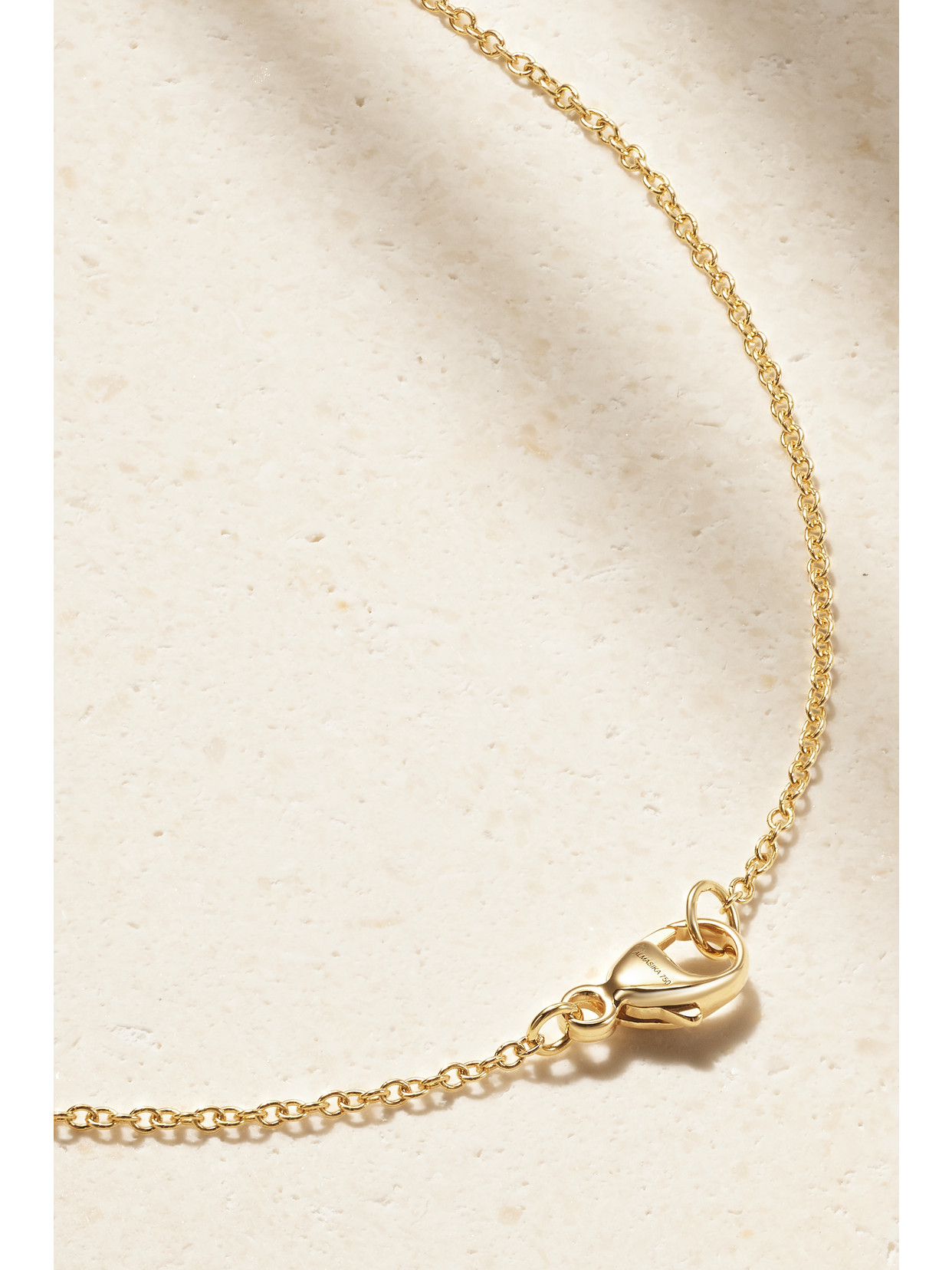 Almasika Berceau 18-karat Gold Emerald Necklace In Gold