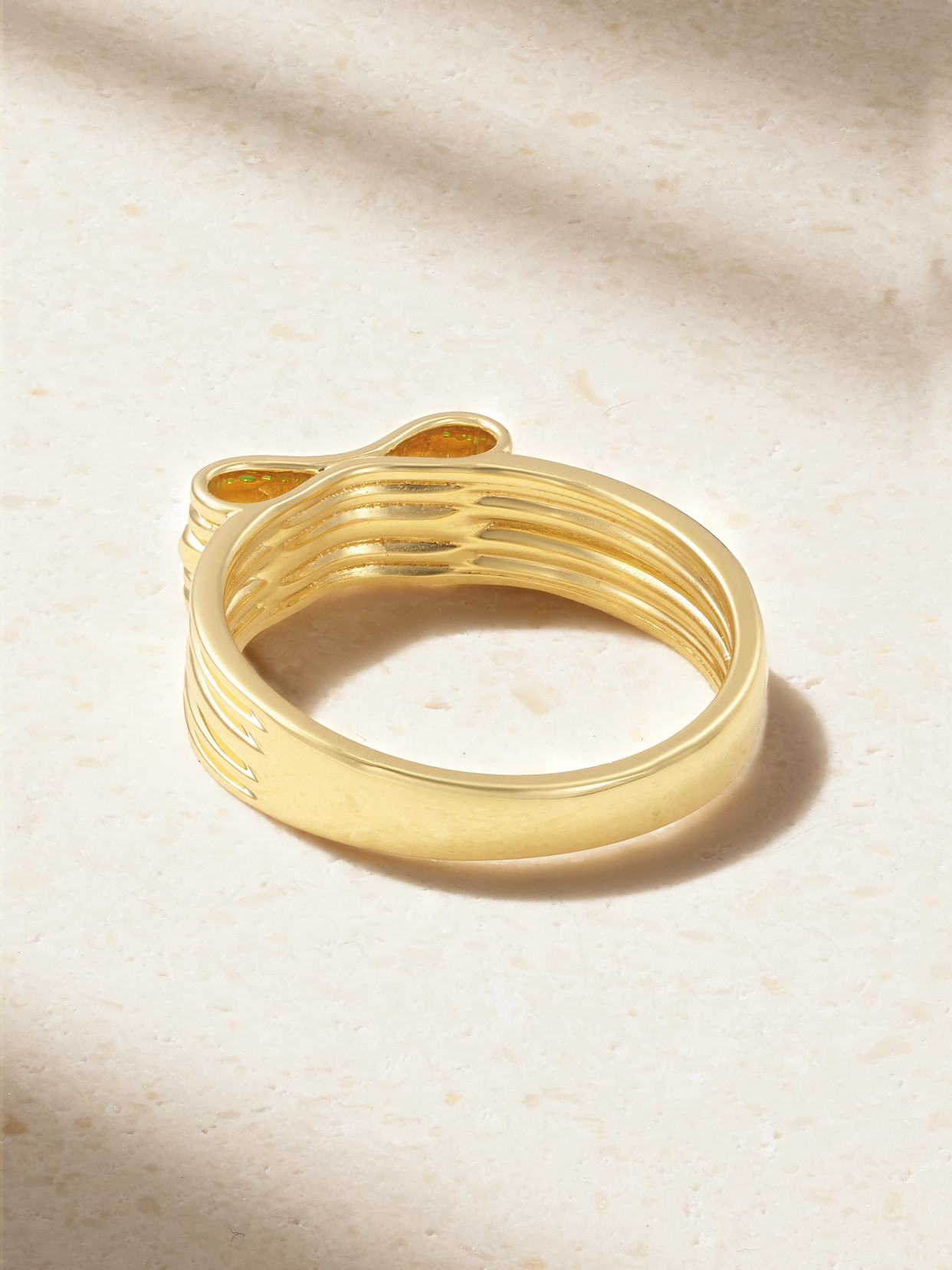 Almasika Berceau 18-karat Gold Emerald Ring In Gold