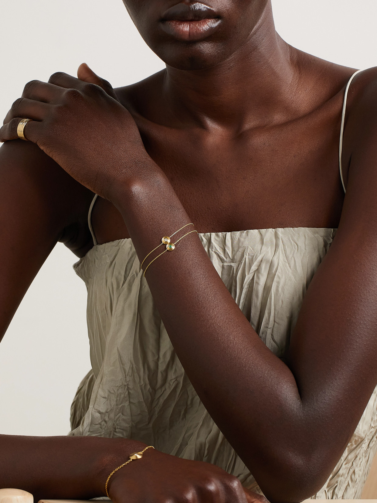 Almasika Universum Petite 18-karat Gold Diamond Bracelet In Gold