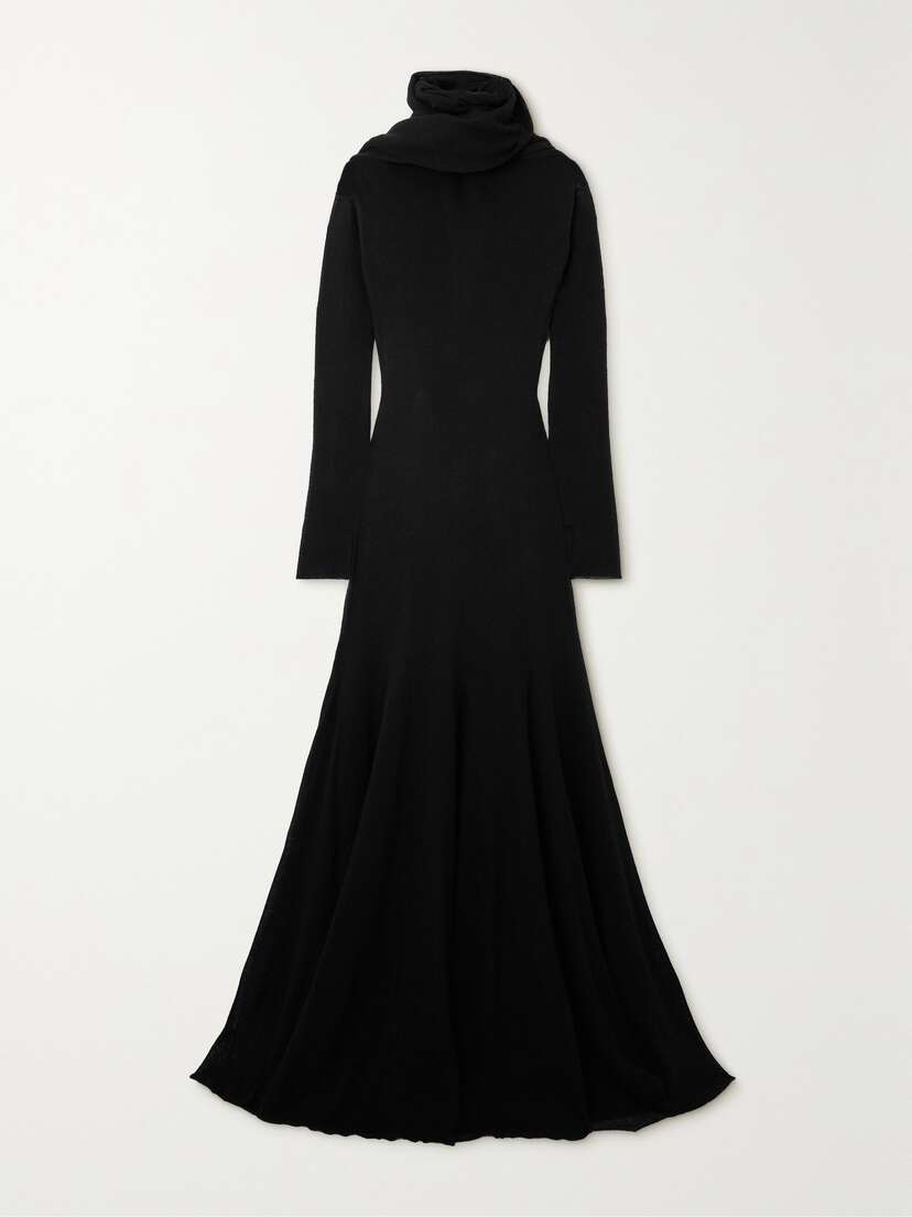 Cortana + Net Sustain Jenna Wool Turtleneck Maxi Dress