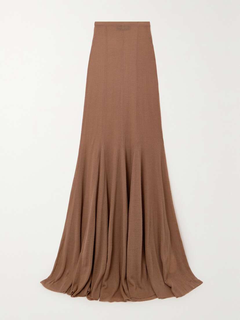 Cortana + Net Sustain Jenna Wool Maxi Skirt