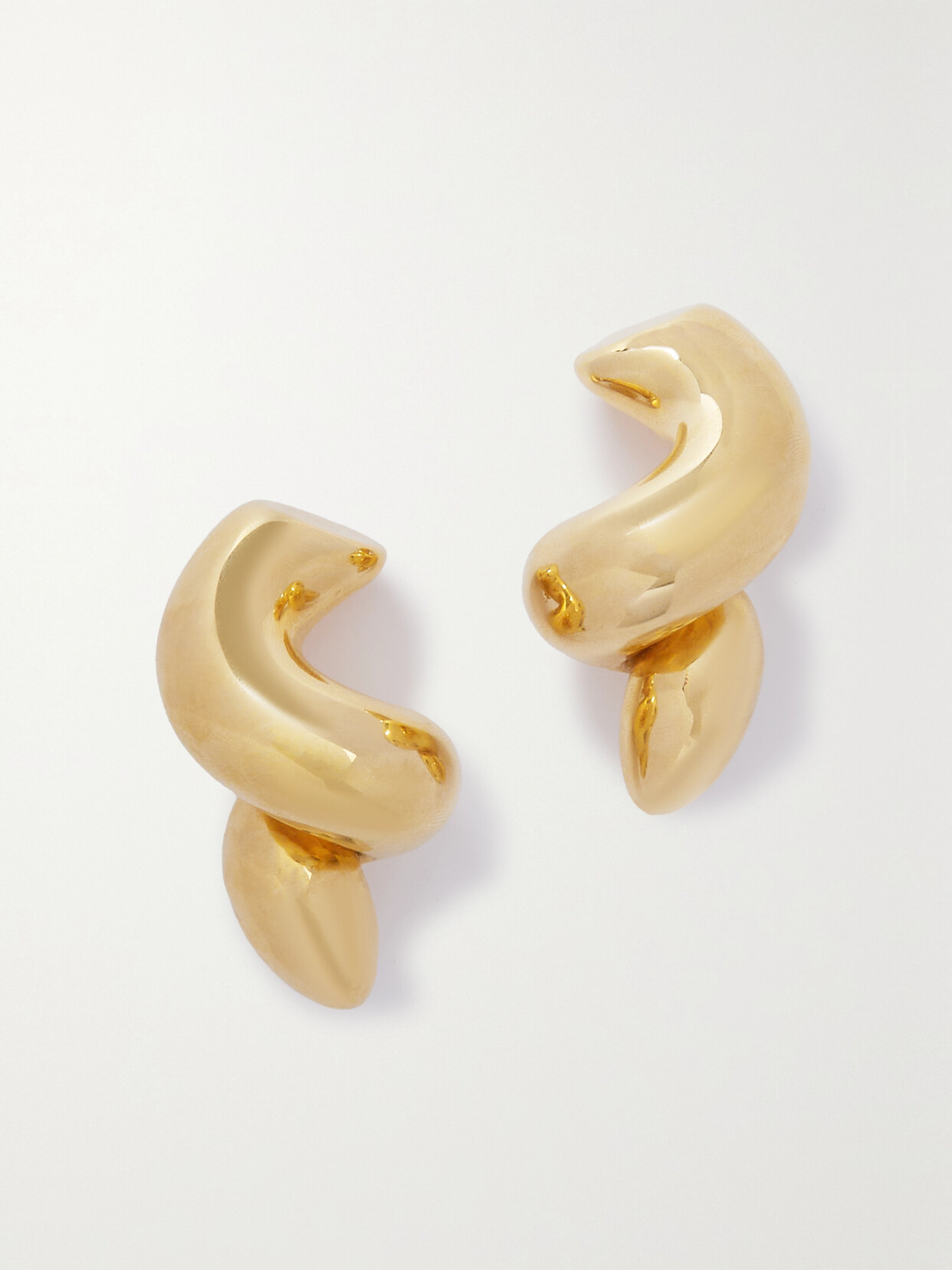 Bottega Veneta - Gold-plated Silver Earrings - One size