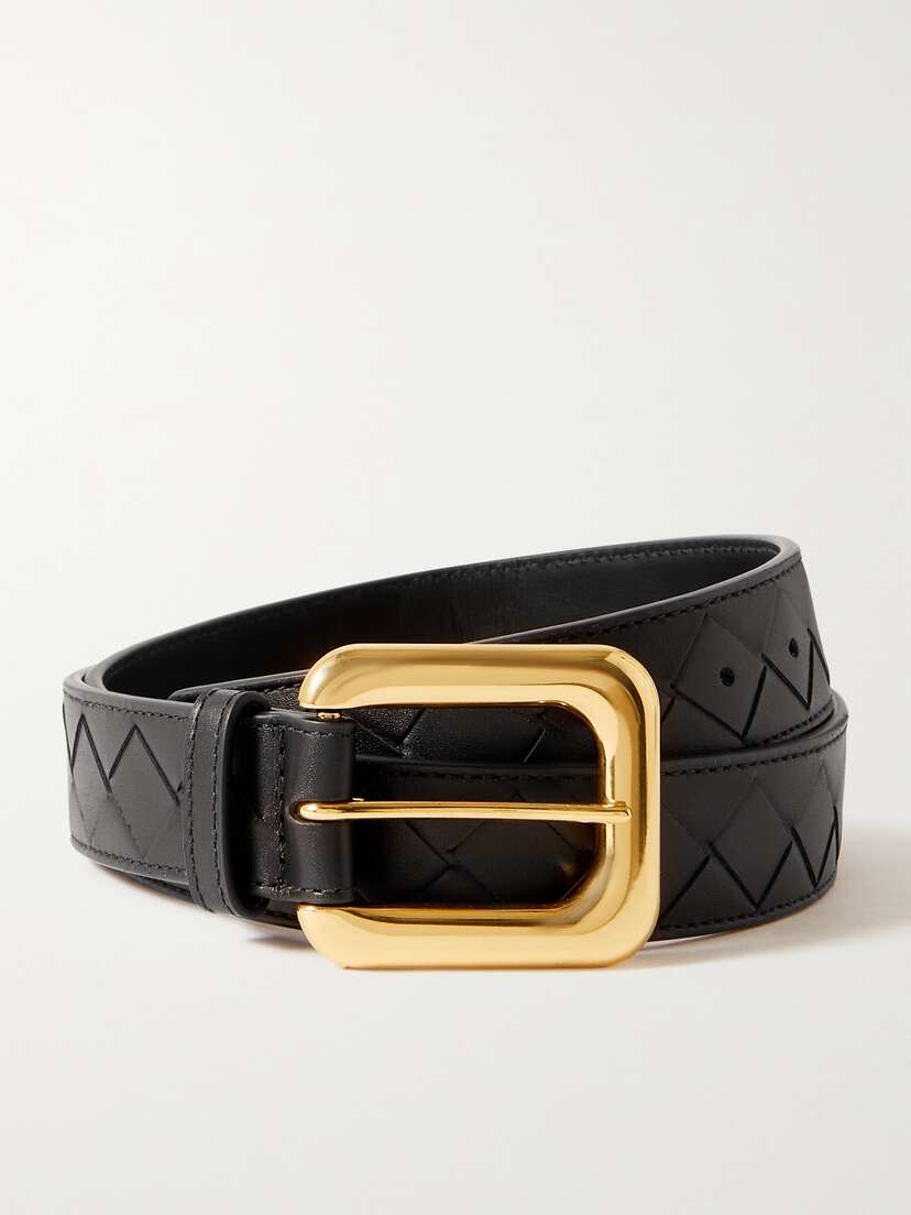 Bottega Veneta Intrecciato Leather Waist Belt