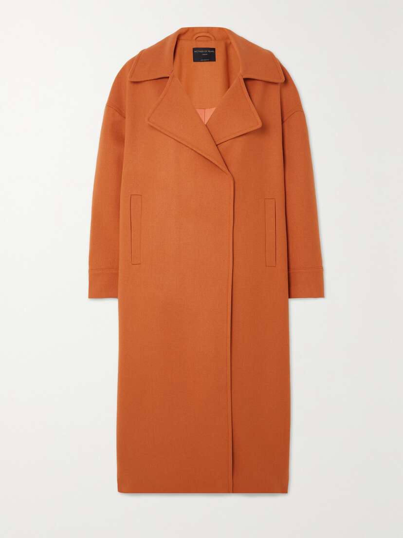 Mother of Pearl Noah Embellished Wool-felt Coat