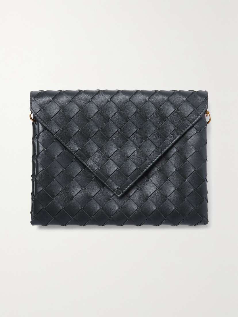 Bottega Veneta Origami Intrecciato Leather Clutch -  - One size