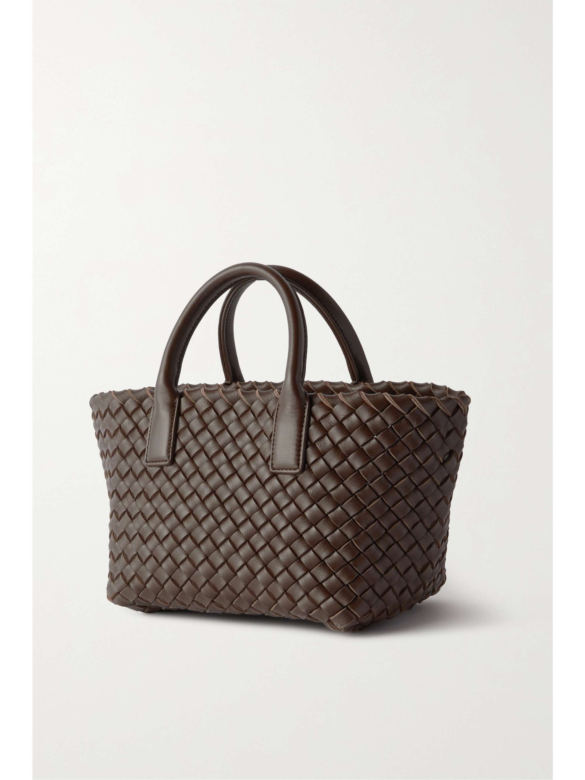 BOTTEGA VENETA Mini Cabat intrecciato leather tote | NET-A-PORTER