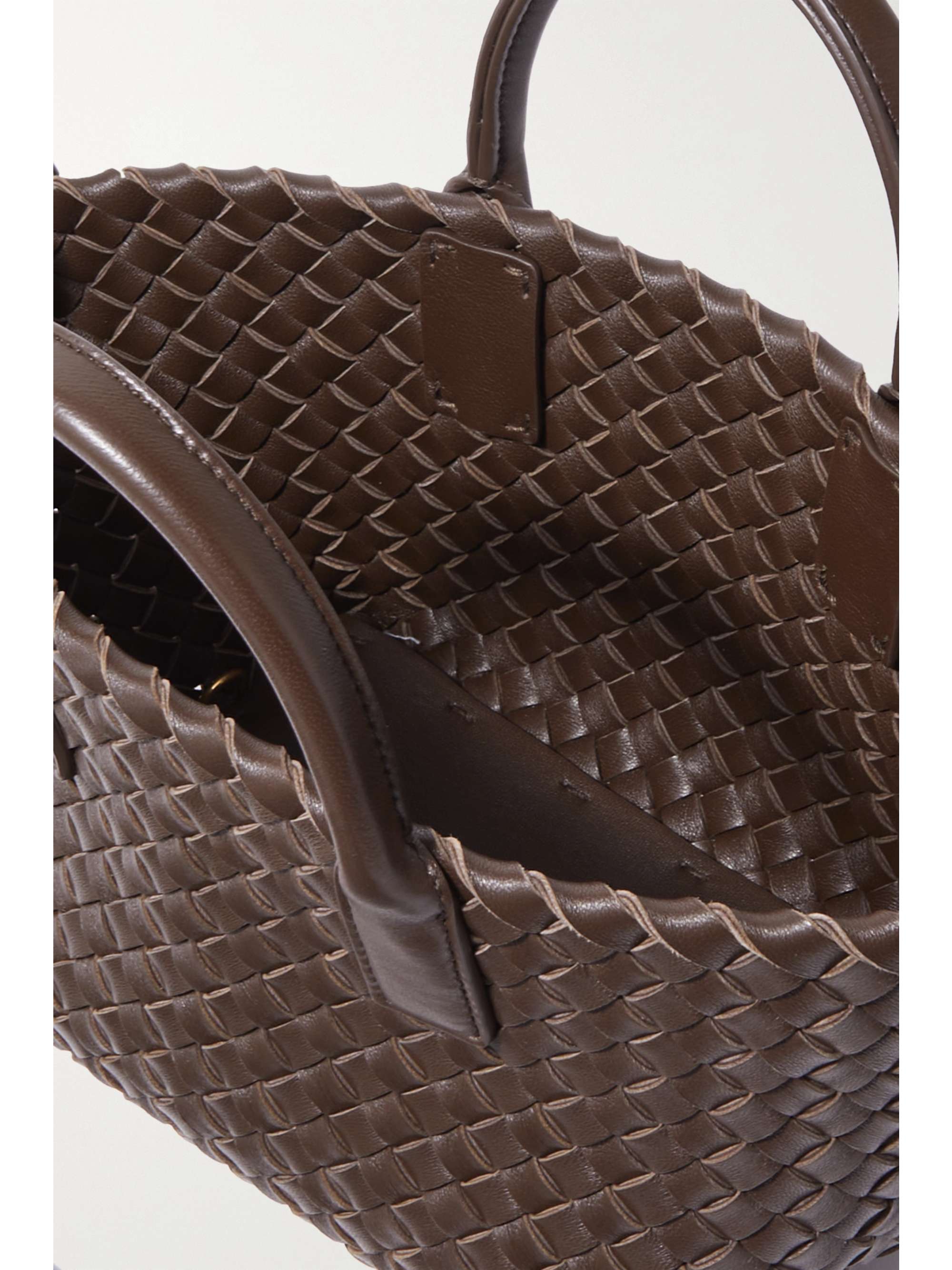BOTTEGA VENETA Cabat mini intrecciato leather tote