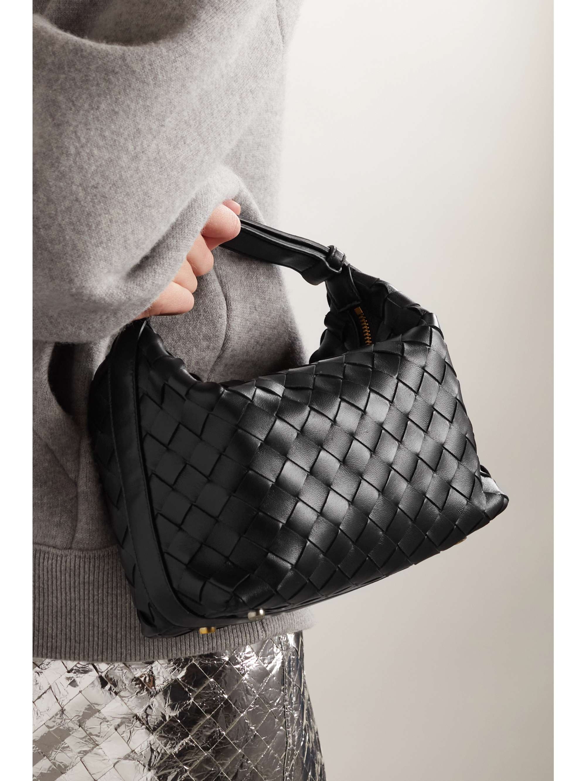 Bottega Veneta® Women's Mini Wallace in Black. Shop online now.