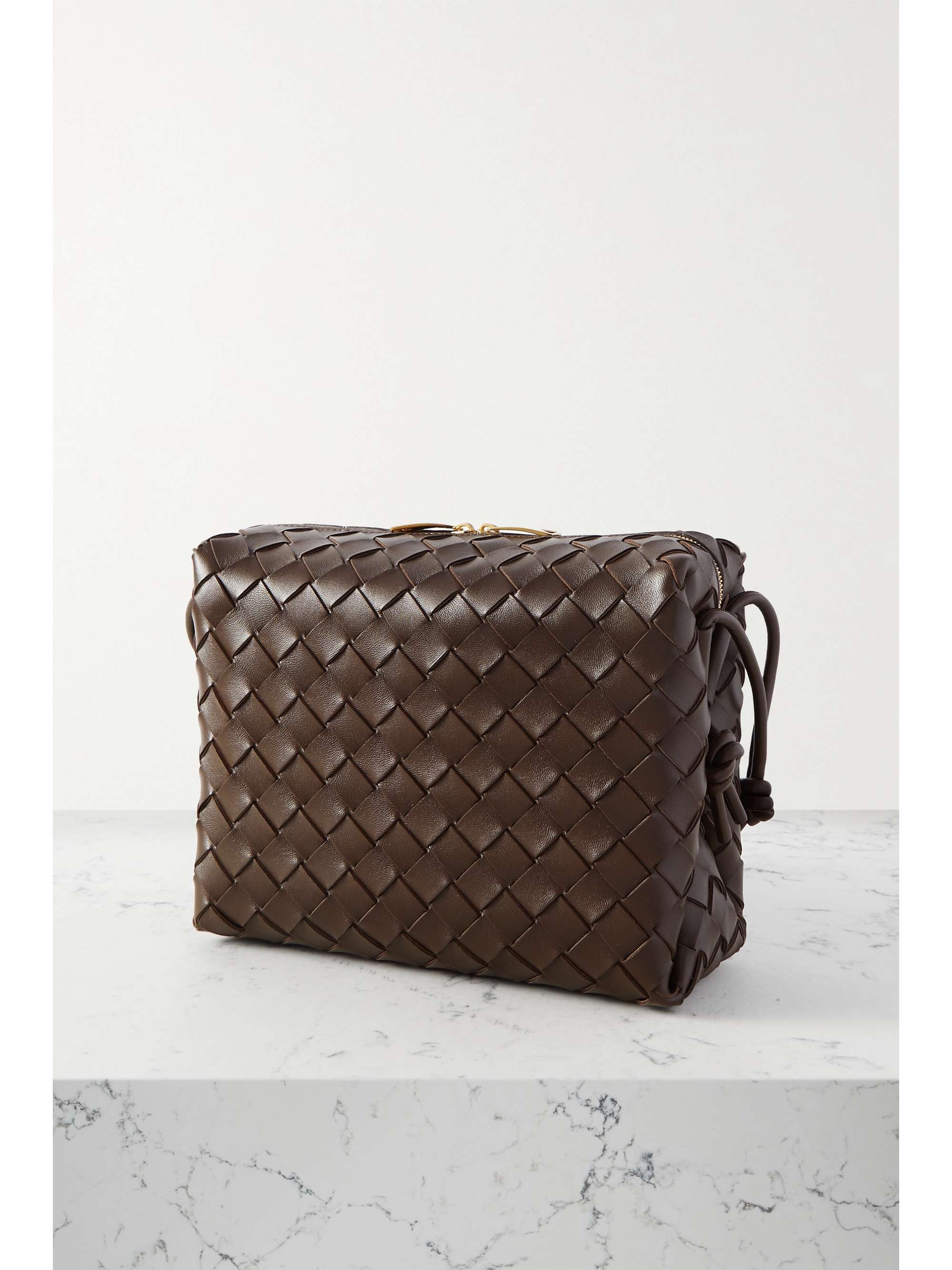 BOTTEGA VENETA Loop mini intrecciato leather shoulder bag