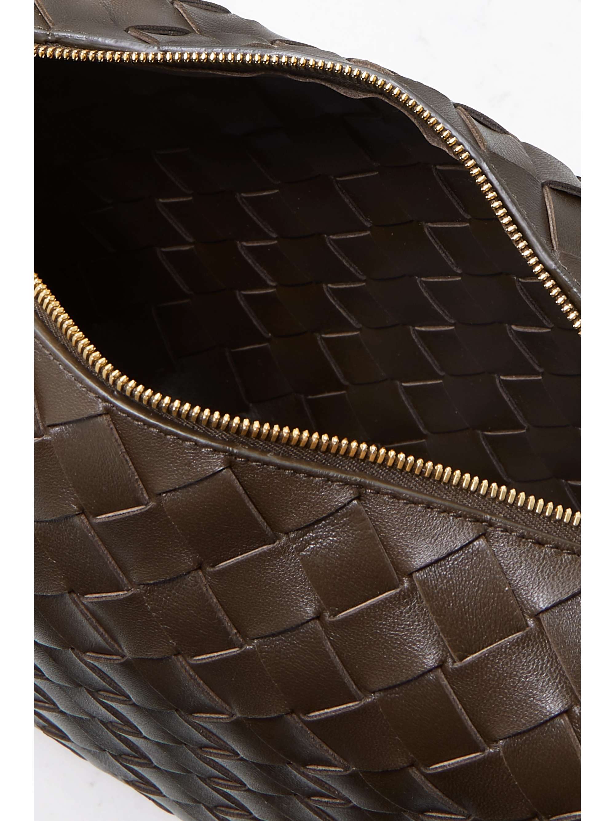 BOTTEGA VENETA Loop mini intrecciato leather shoulder bag