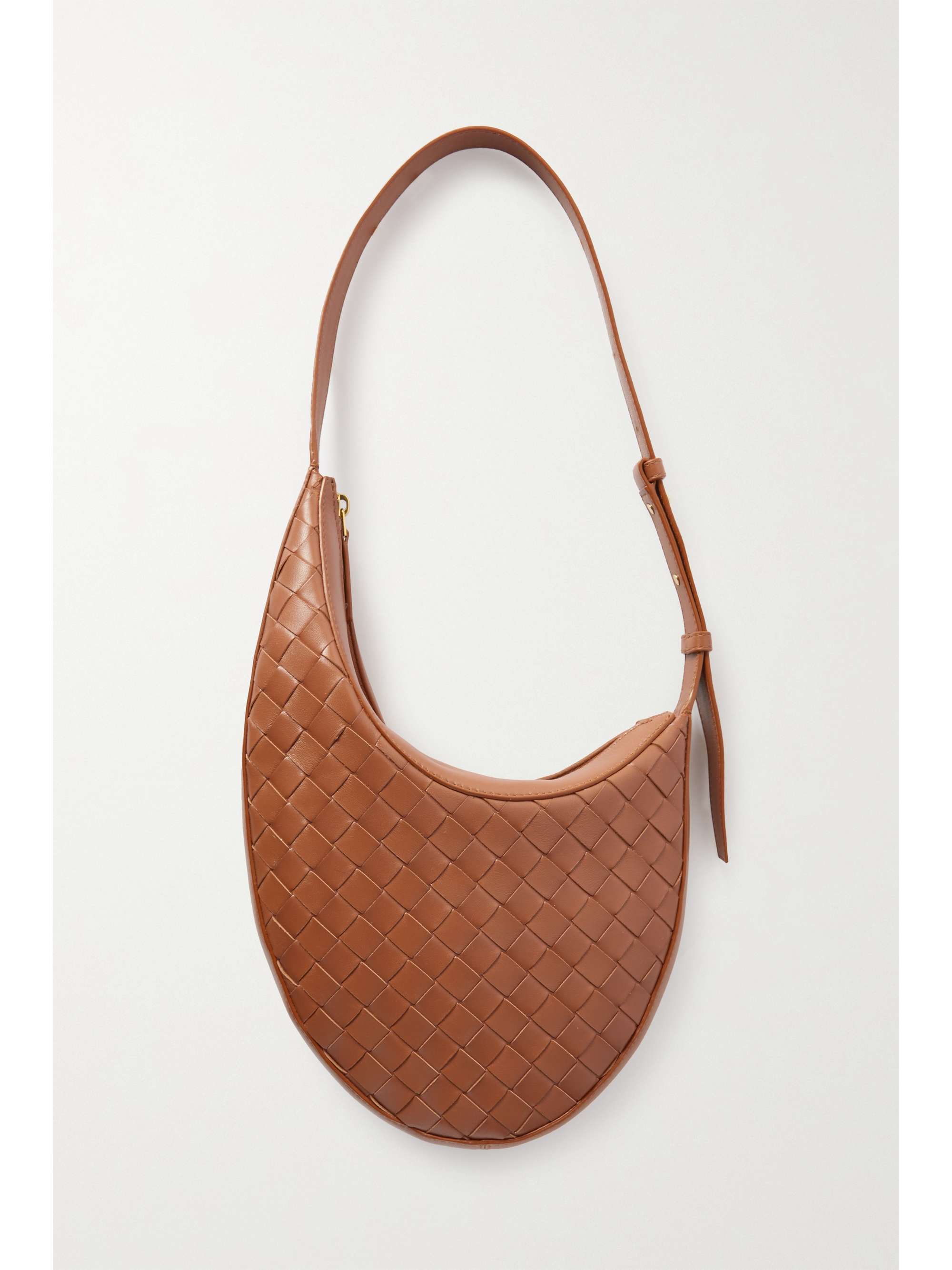 BOTTEGA Intrecciato leather shoulder bag NETAPORTER