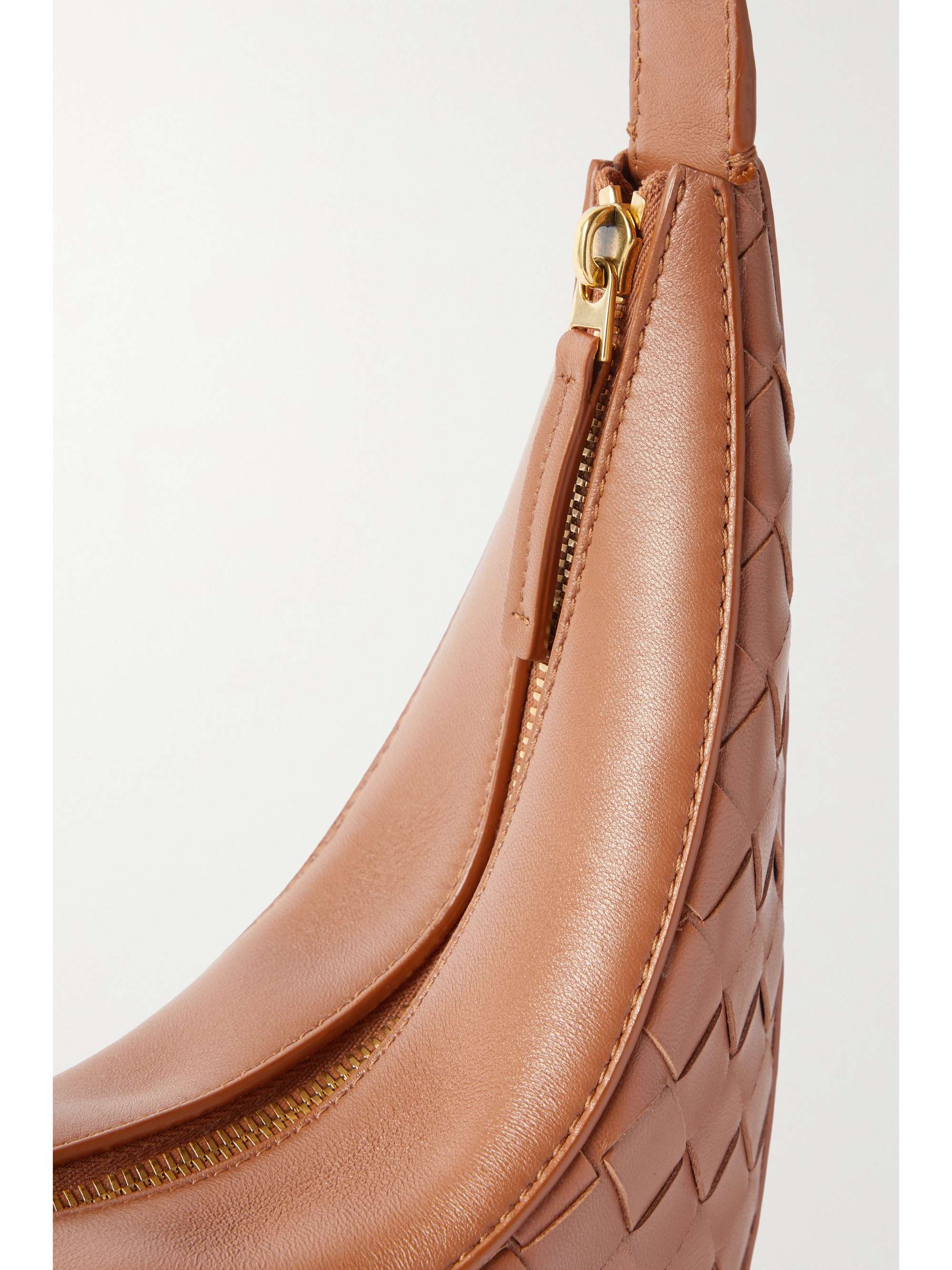BOTTEGA Intrecciato leather shoulder bag NETAPORTER