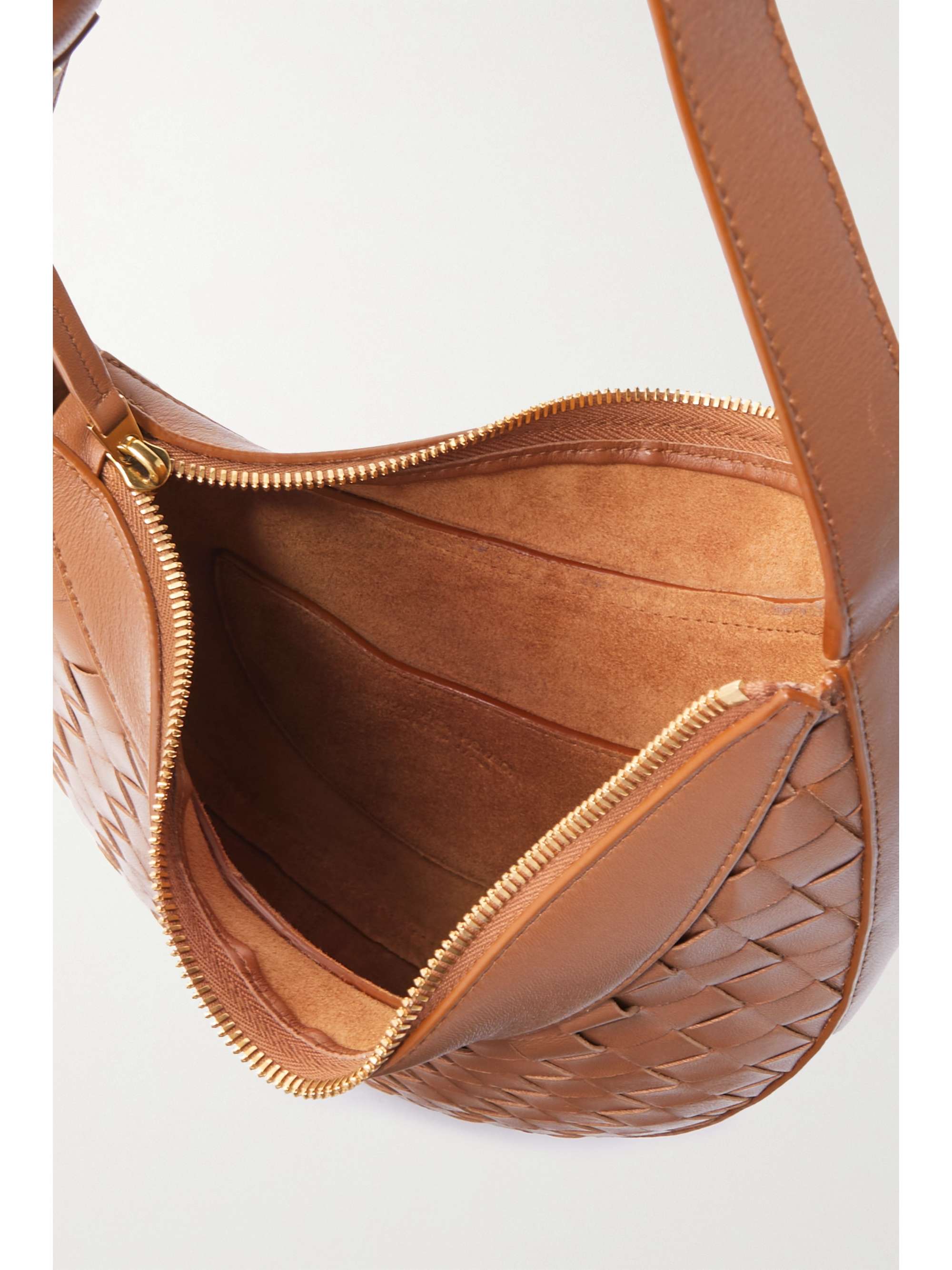 BOTTEGA Intrecciato leather shoulder bag NETAPORTER