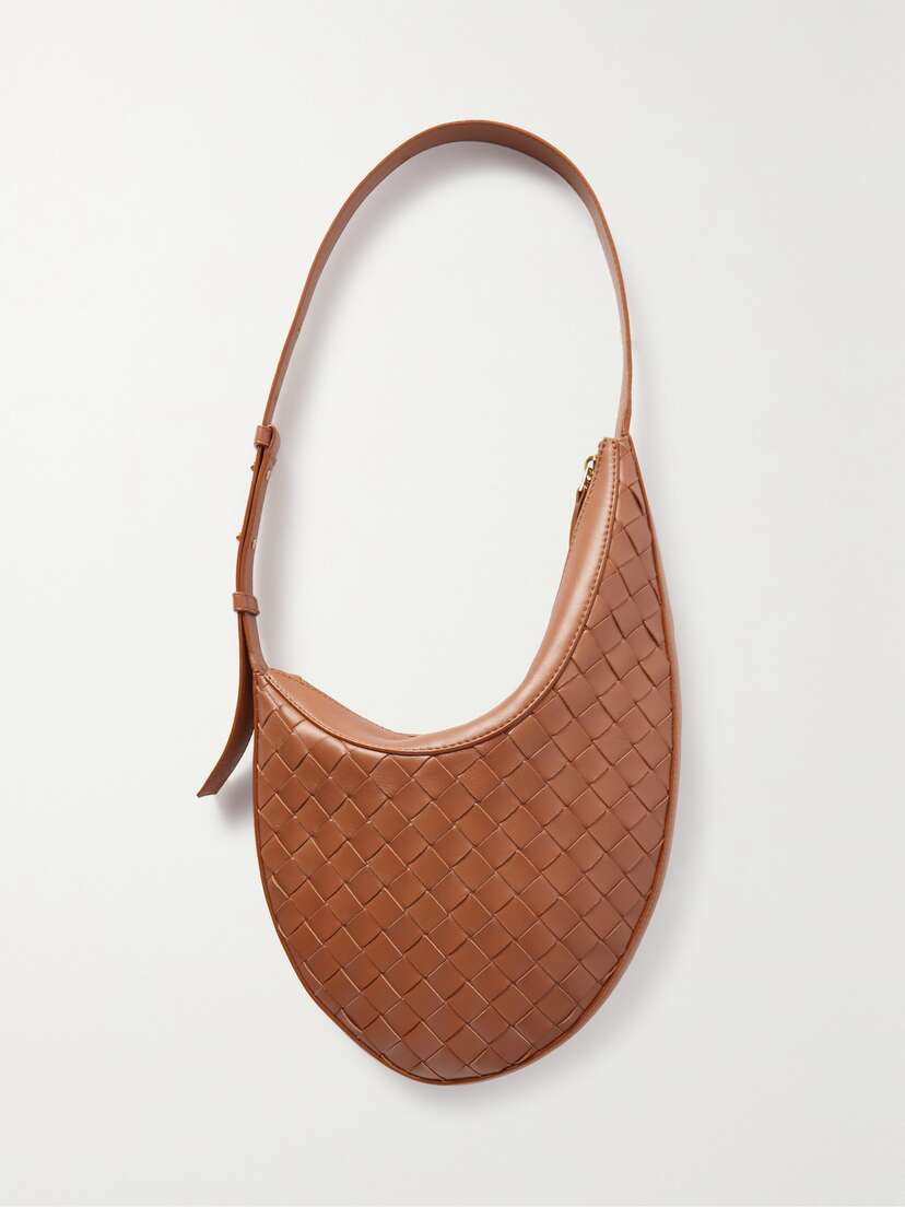 Bottega Veneta Small Drop Intrecciato Leather Shoulder Bag