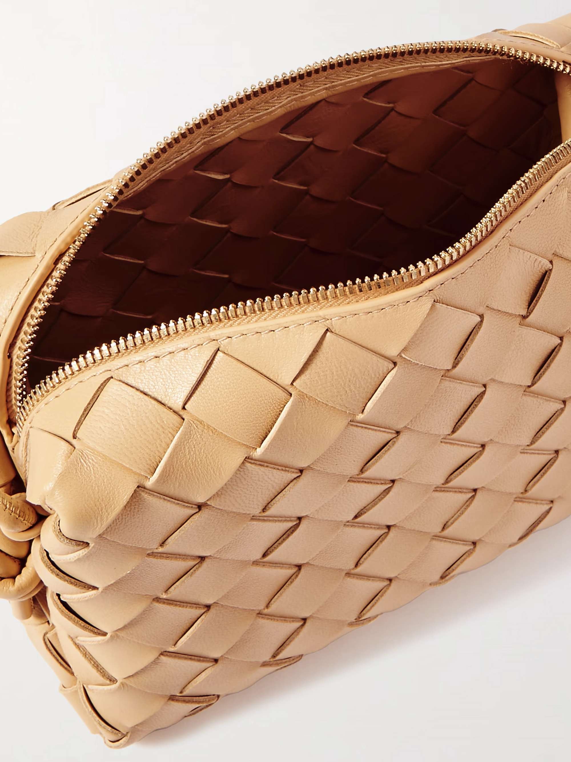 Bottega Veneta Loop Intrecciato Camera Bag Mini Apple Candy in Lambskin  Leather with Gold-tone - US