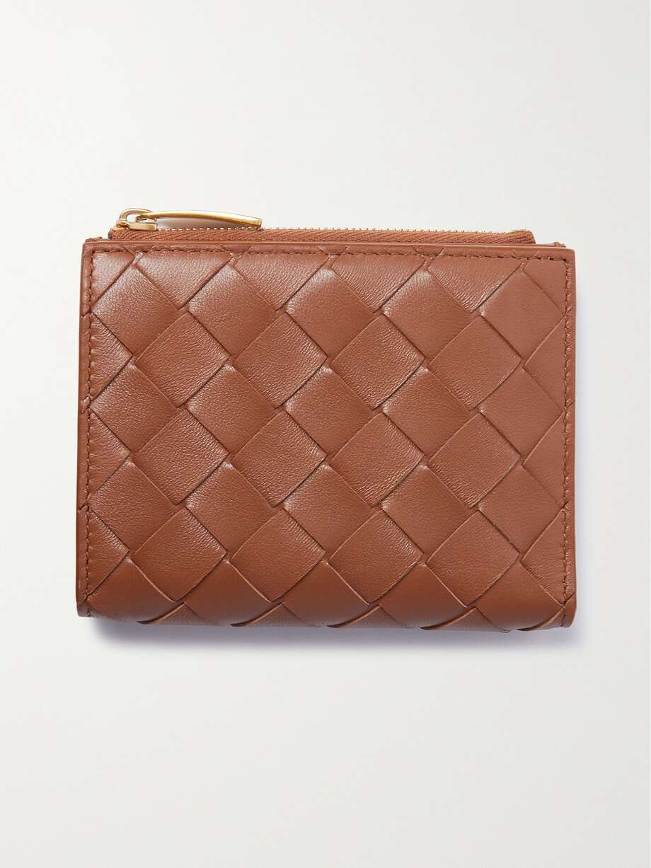 BOTTEGA VENETA Intrecciato 15 皮革钱包 | NET-A-PORTER