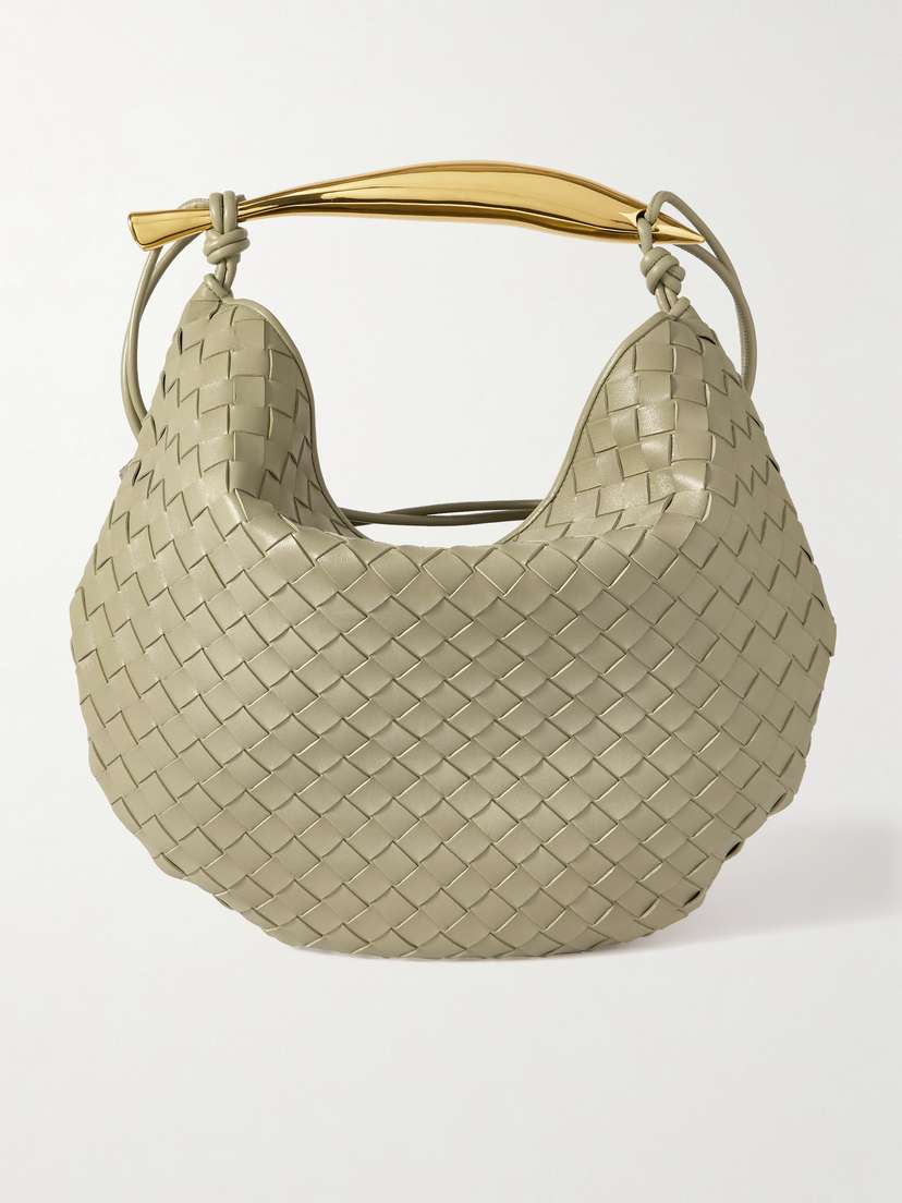 Bottega Veneta Sardine Medium Intrecciato Leather Shoulder Bag