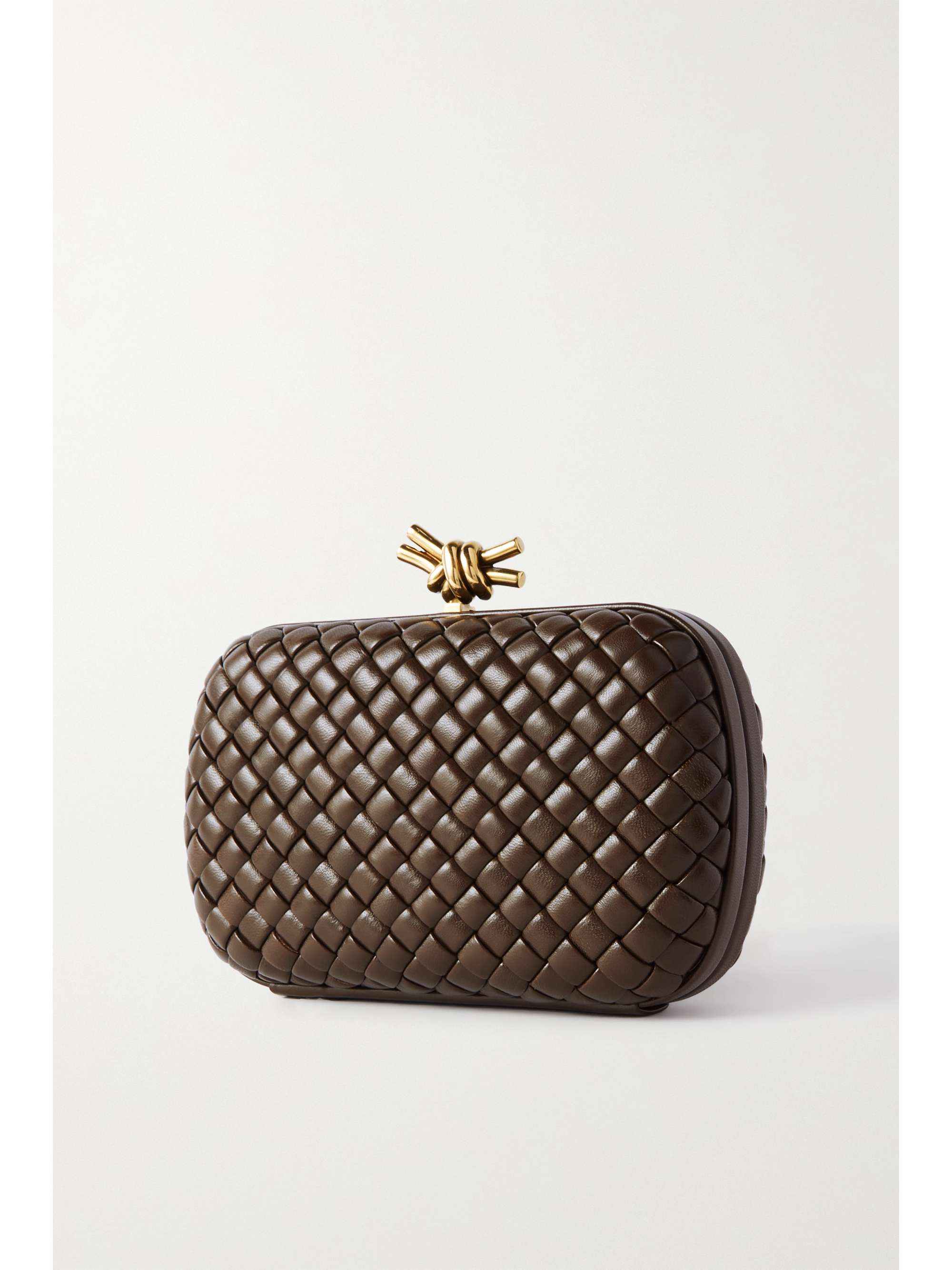 BOTTEGA VENETA Padded intrecciato leather clutch