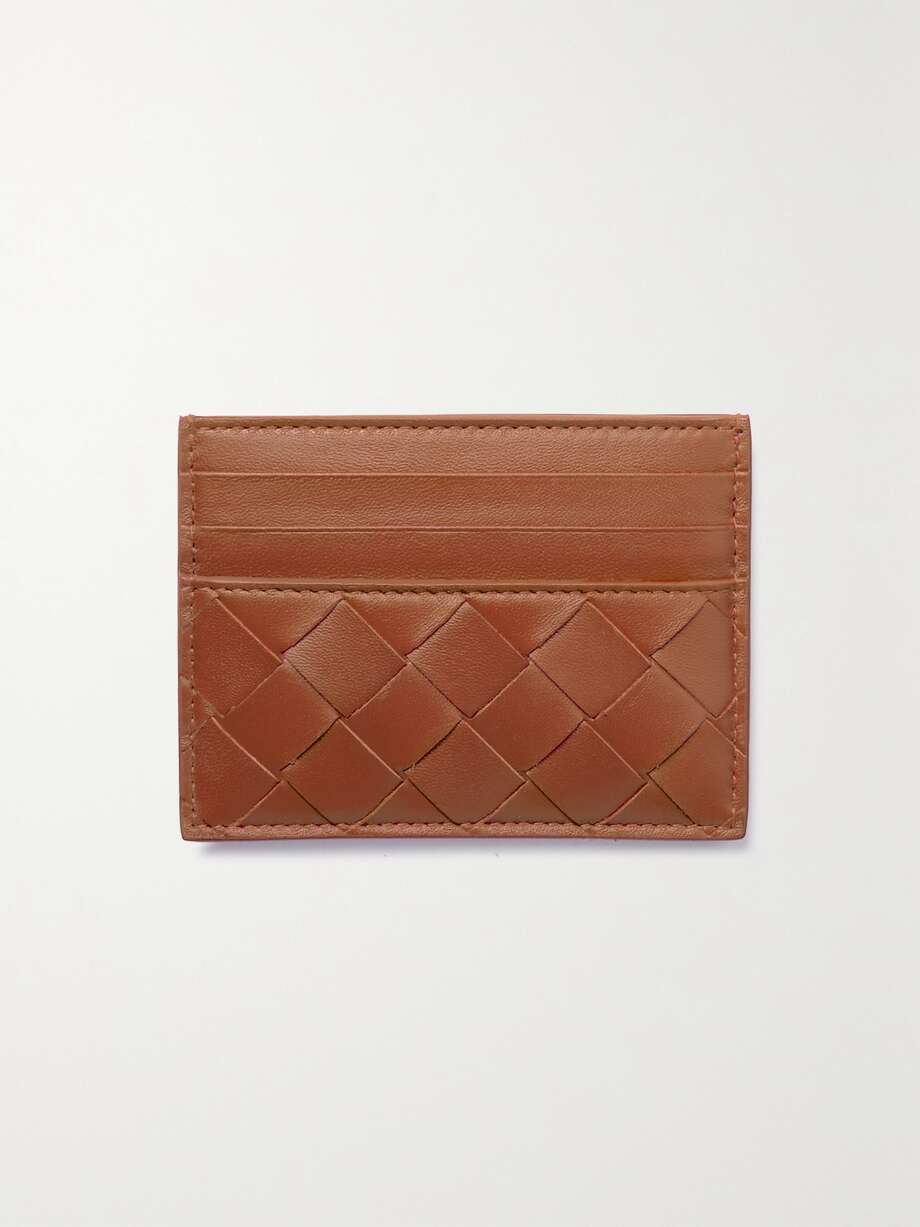 BOTTEGA VENETA Intrecciato 15 皮革卡夹 | NET-A-PORTER