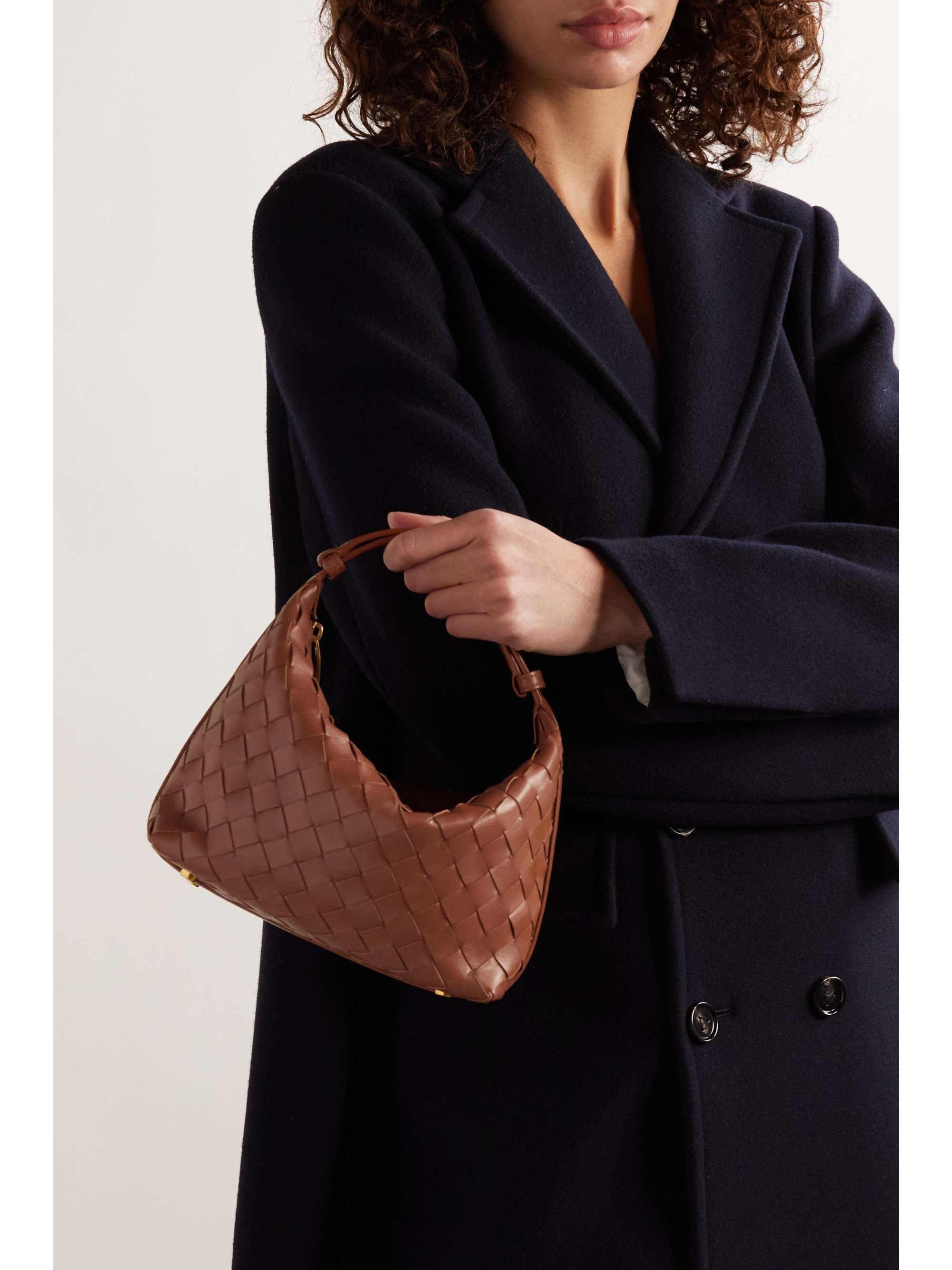 BOTTEGA VENETA Mini Wallace intrecciato leather tote | NET-A-PORTER