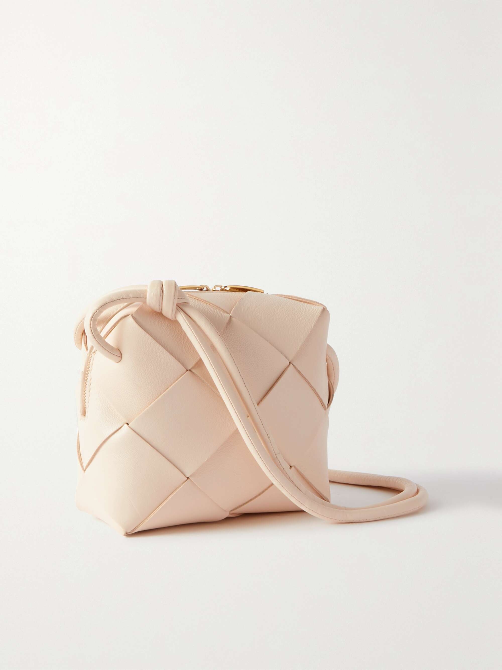 BOTTEGA VENETA Cassette mini intrecciato leather bucket bag