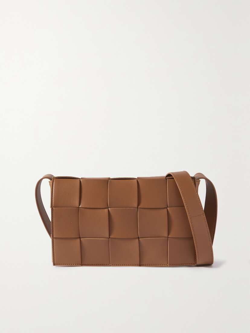 Bottega Veneta Cassette Medium Intrecciato Leather Shoulder Bag
