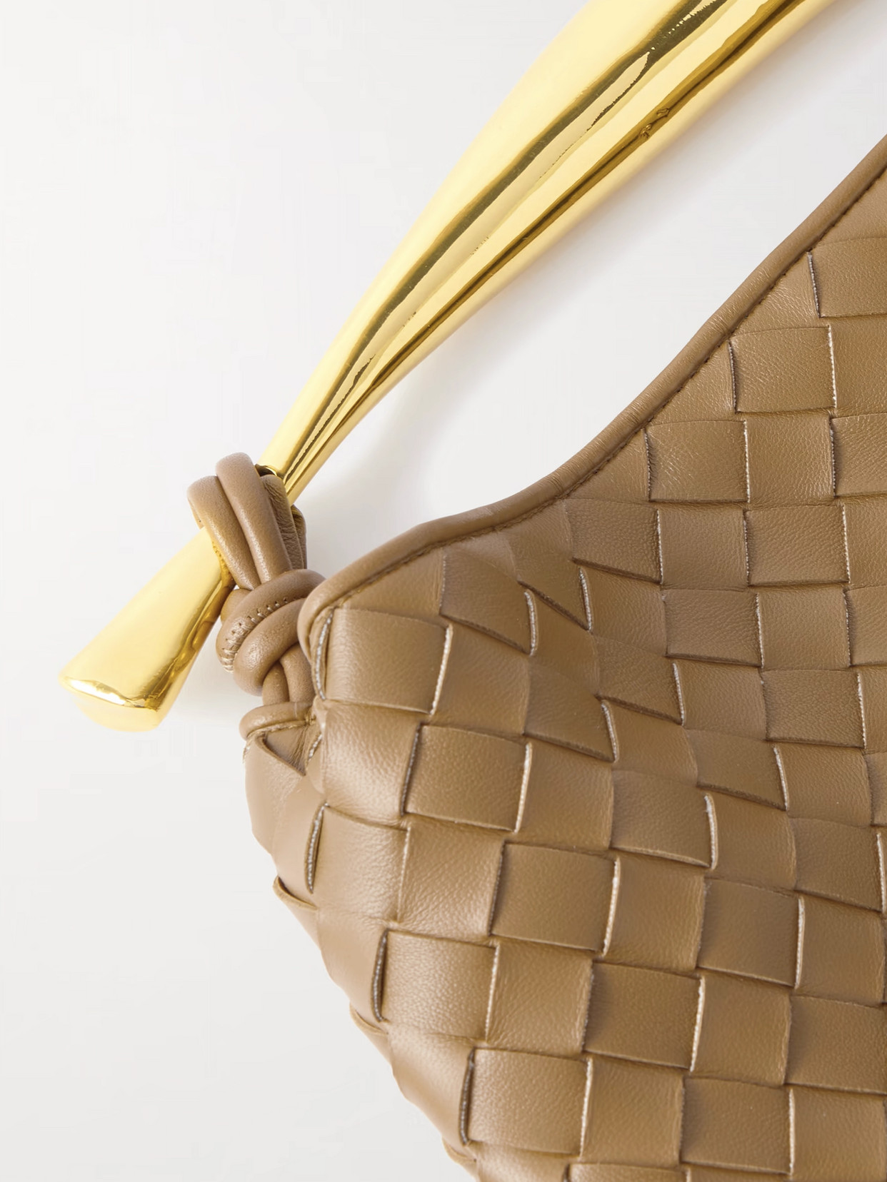 Sardine Small Intrecciato Leather Tote